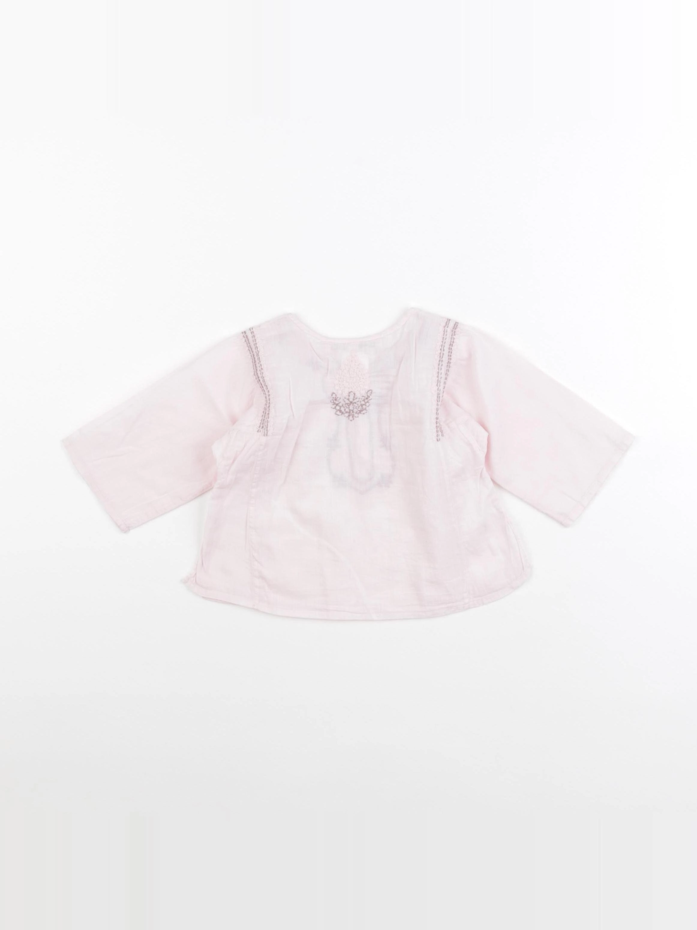 Bonpoint - blouse rose - 6 mois