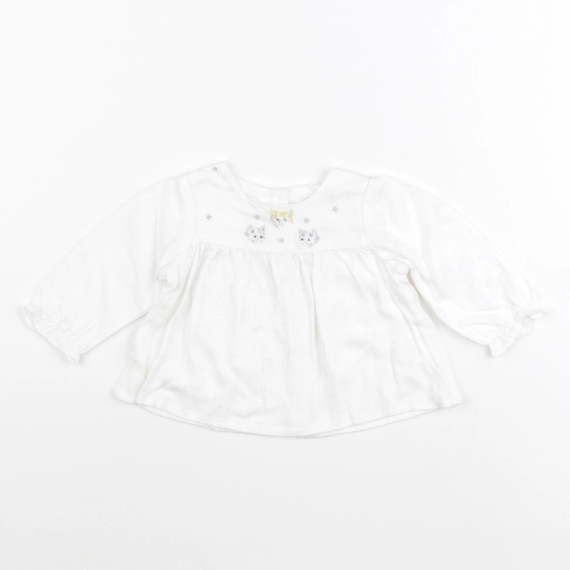 Tartine & Chocolat - blouse blanc - 3 mois