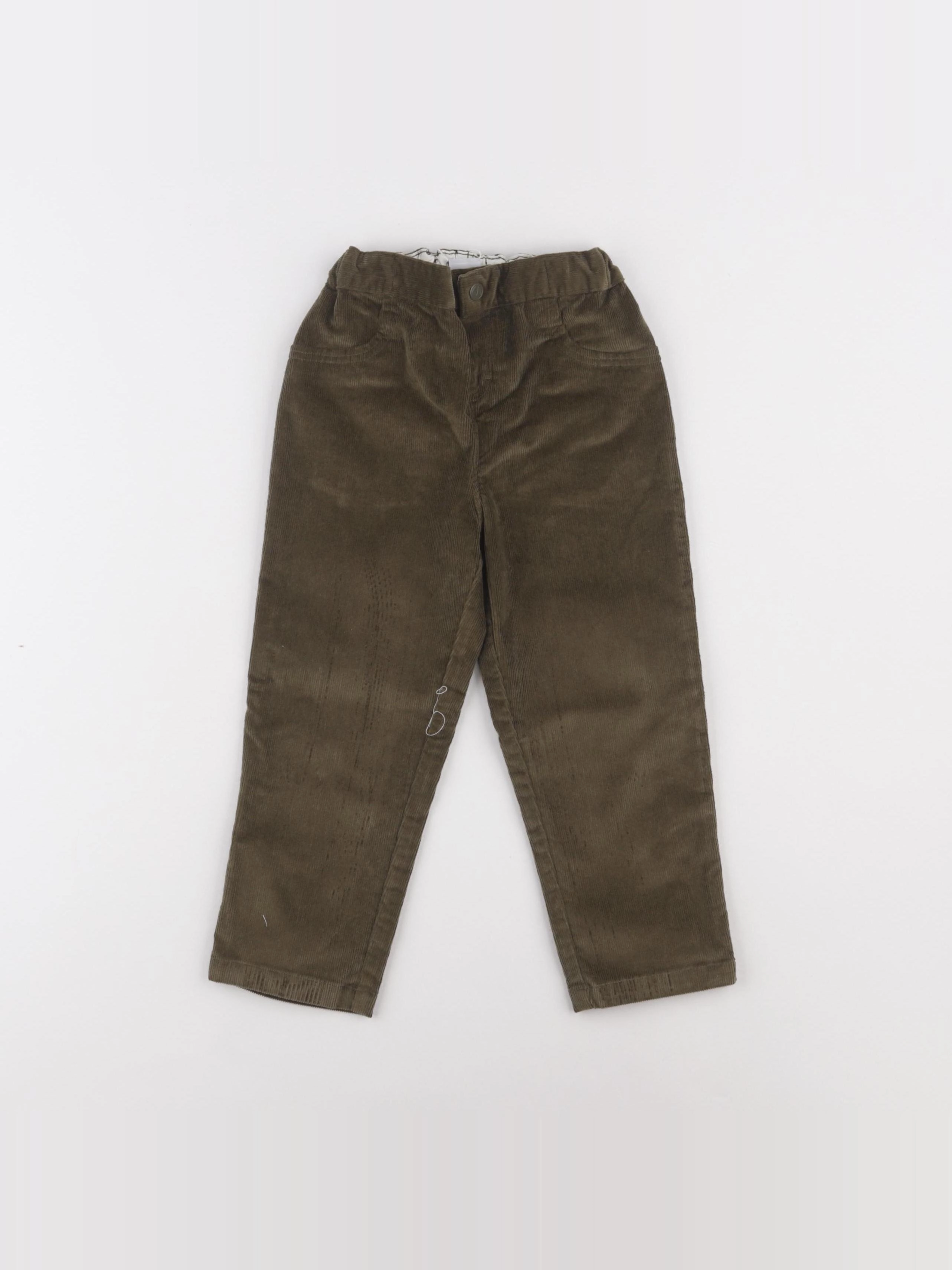 Petit Bateau - pantalon vert - 36 mois