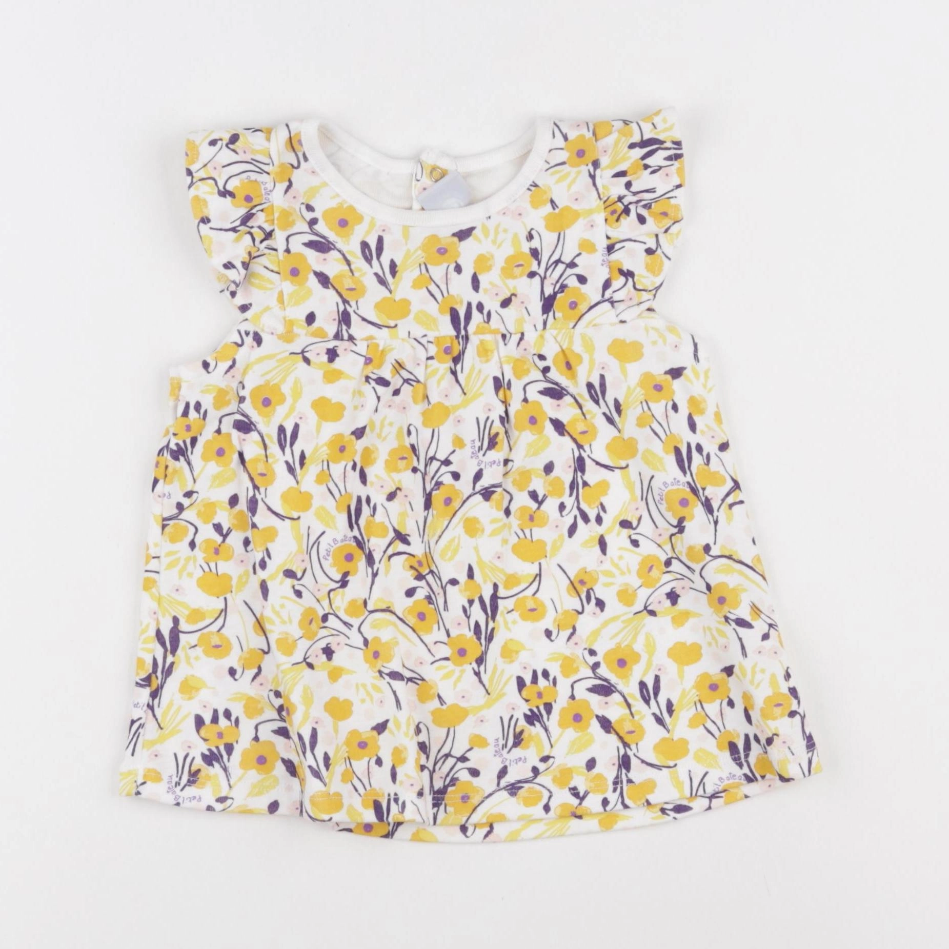 Petit Bateau - robe multicolore - 24 mois
