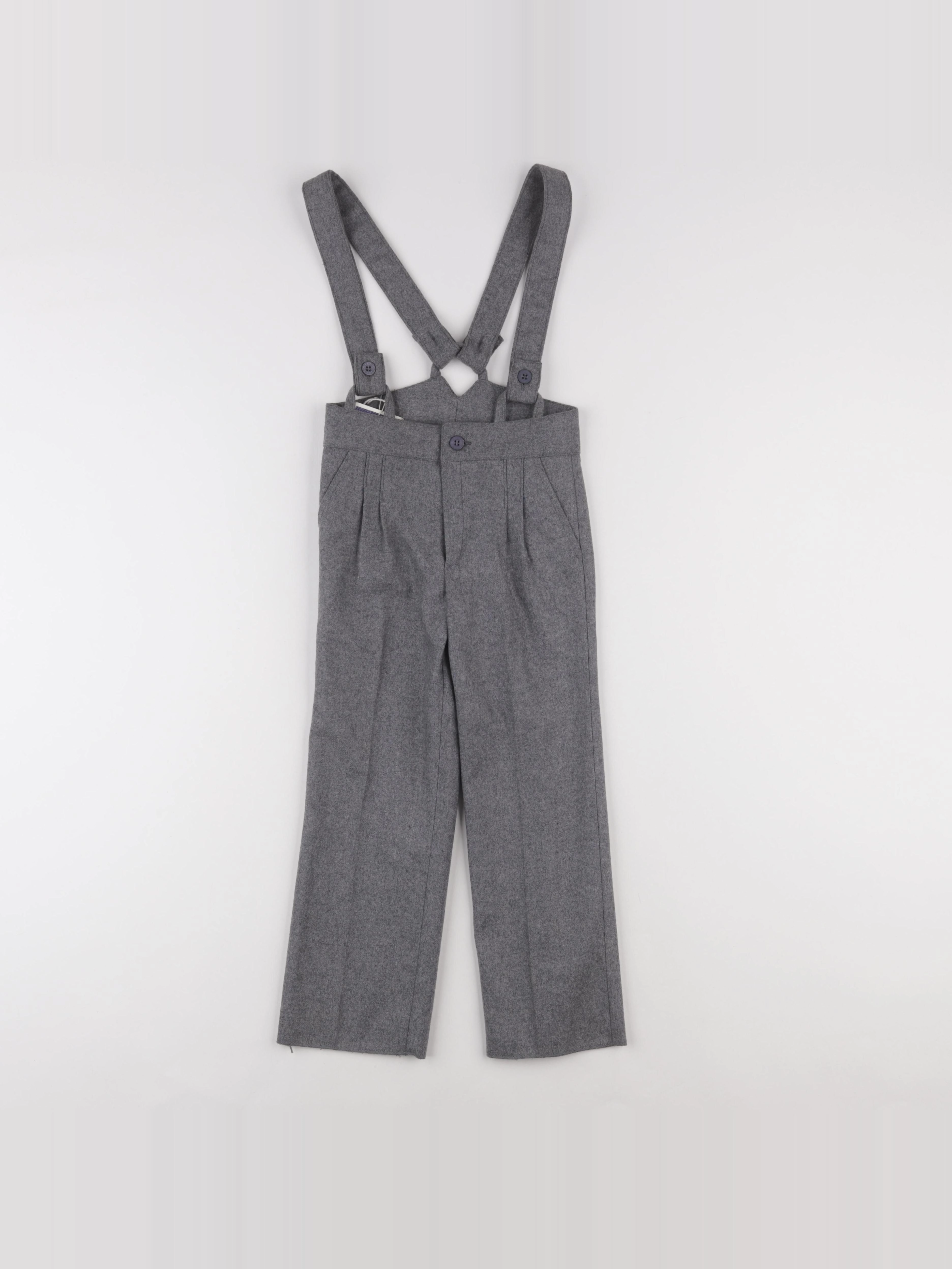 Vintage - salopette gris - 3 ans