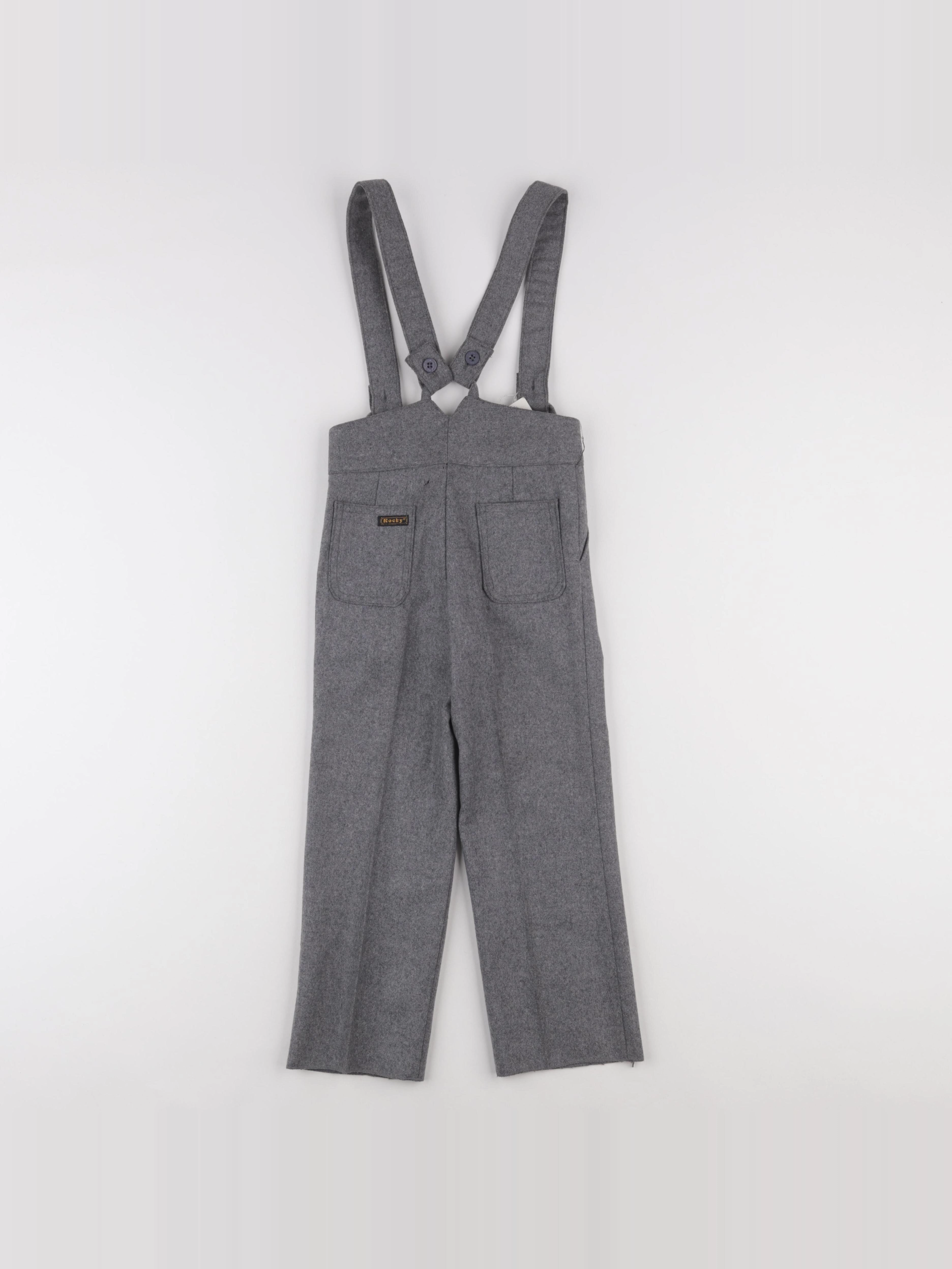 Vintage - salopette gris - 3 ans