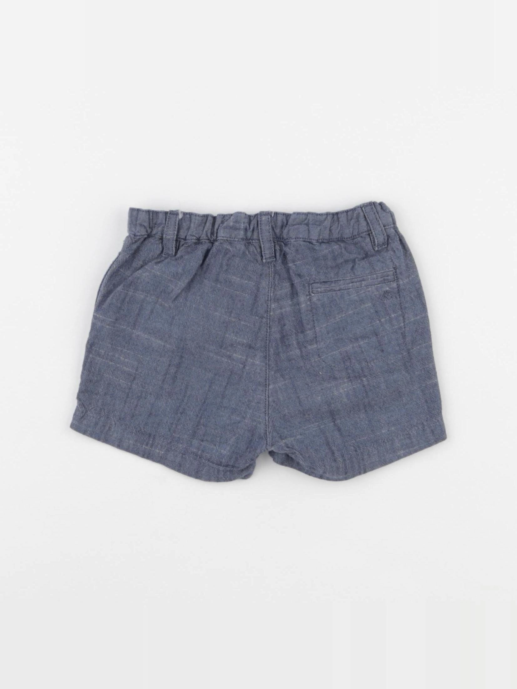 Bonpoint - short bleu - 6 mois