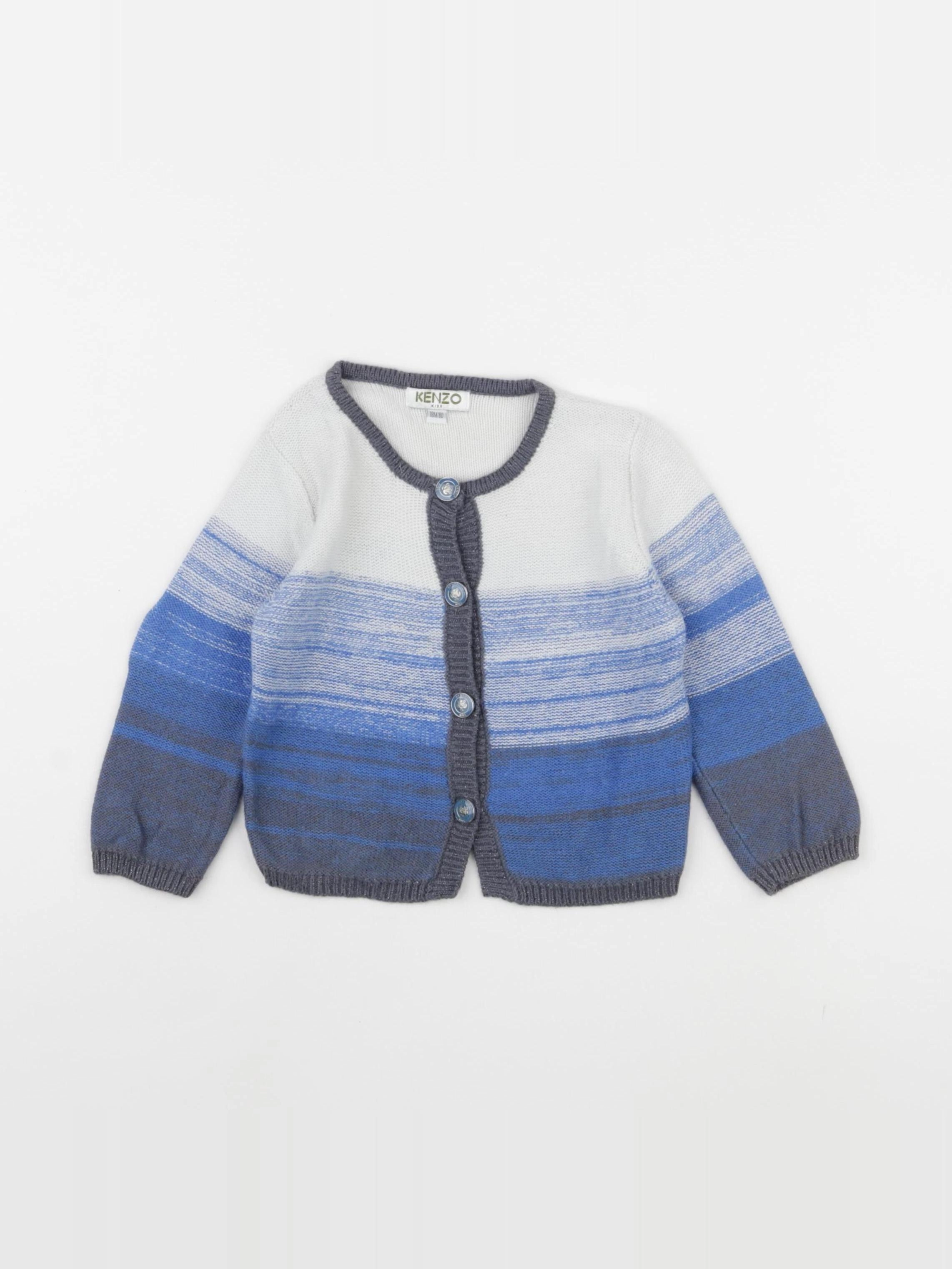 Kenzo - gilet bleu - 18 mois