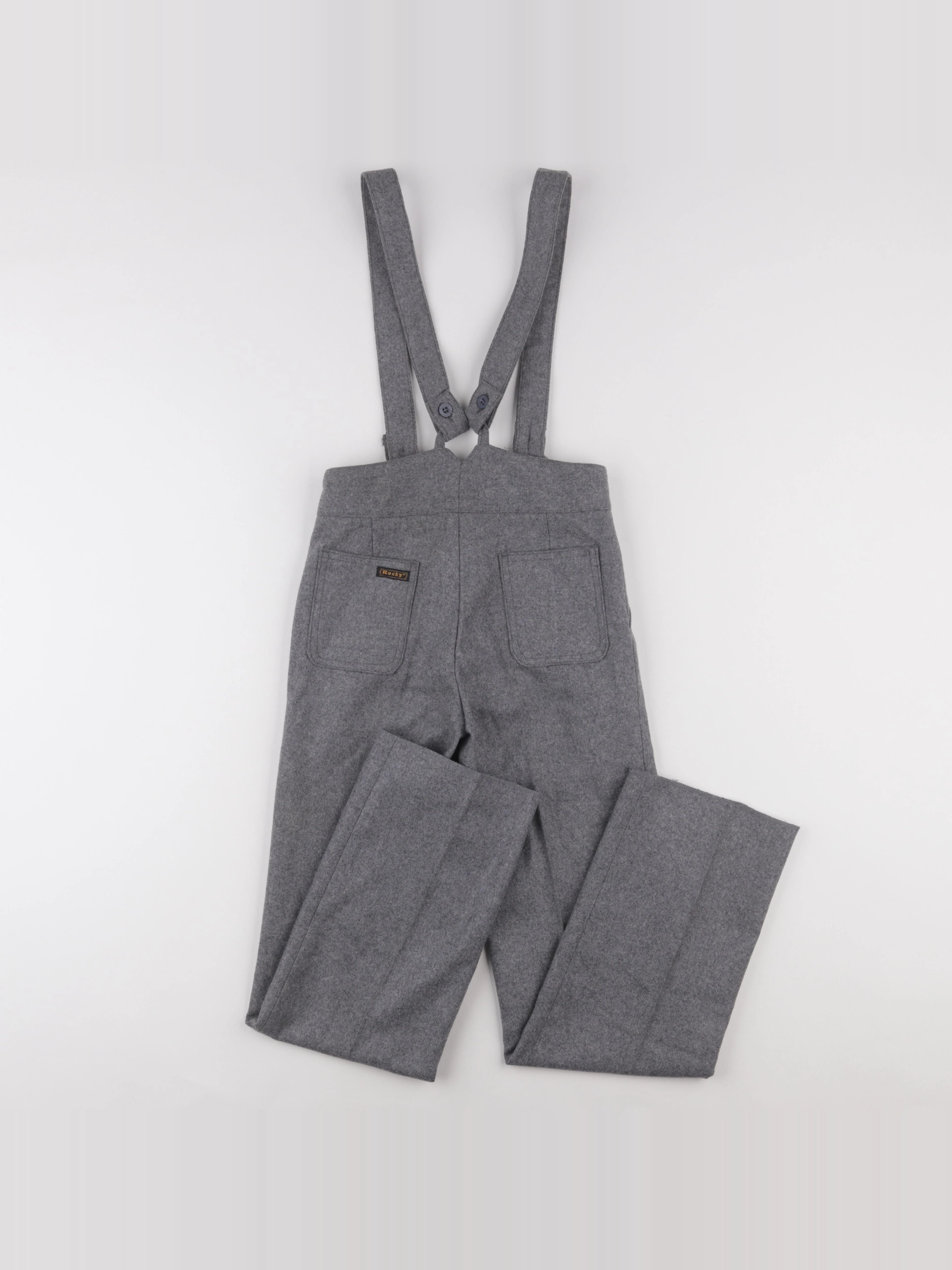 Vintage - salopette gris - 8 ans