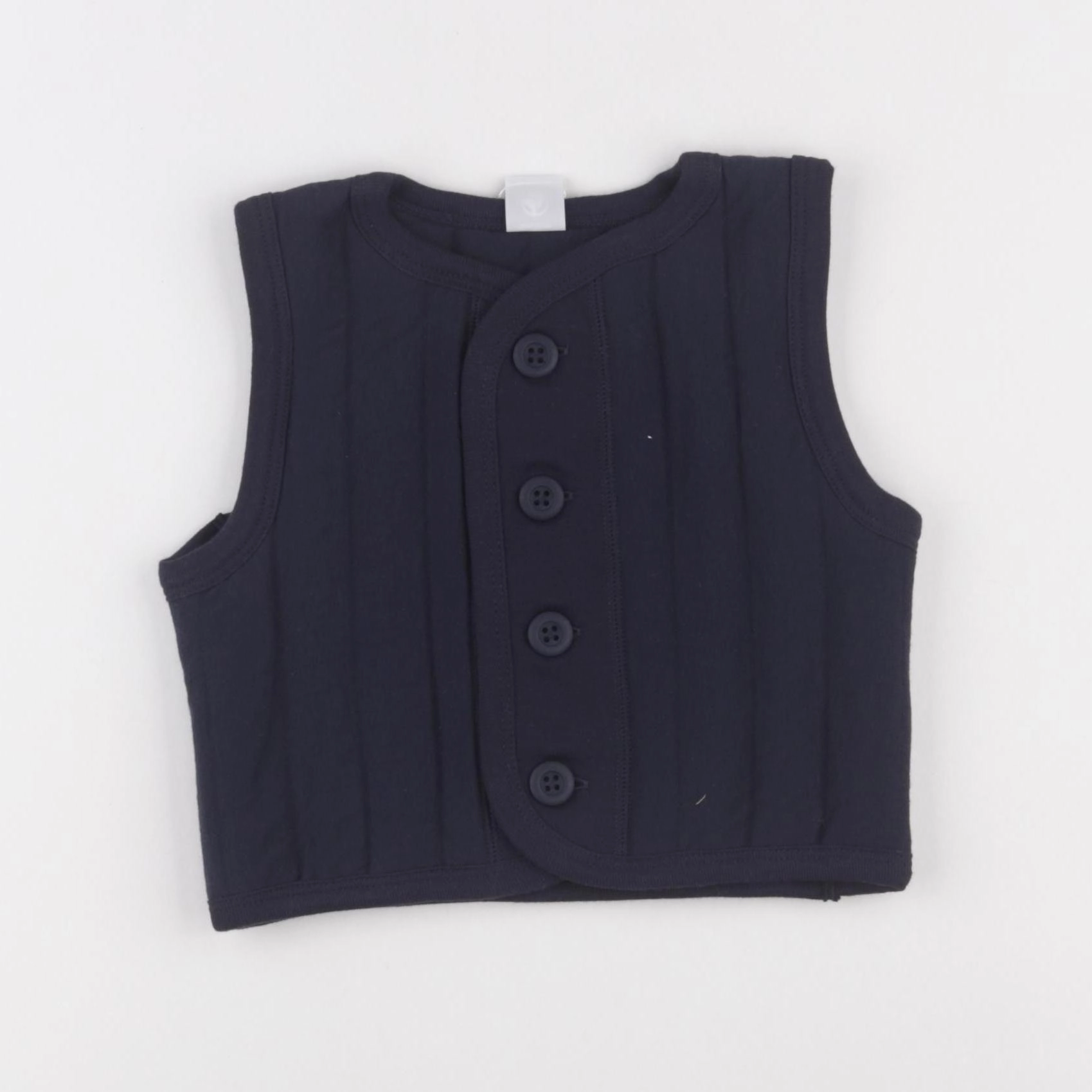 Petit Bateau - gilet bleu - 18 mois