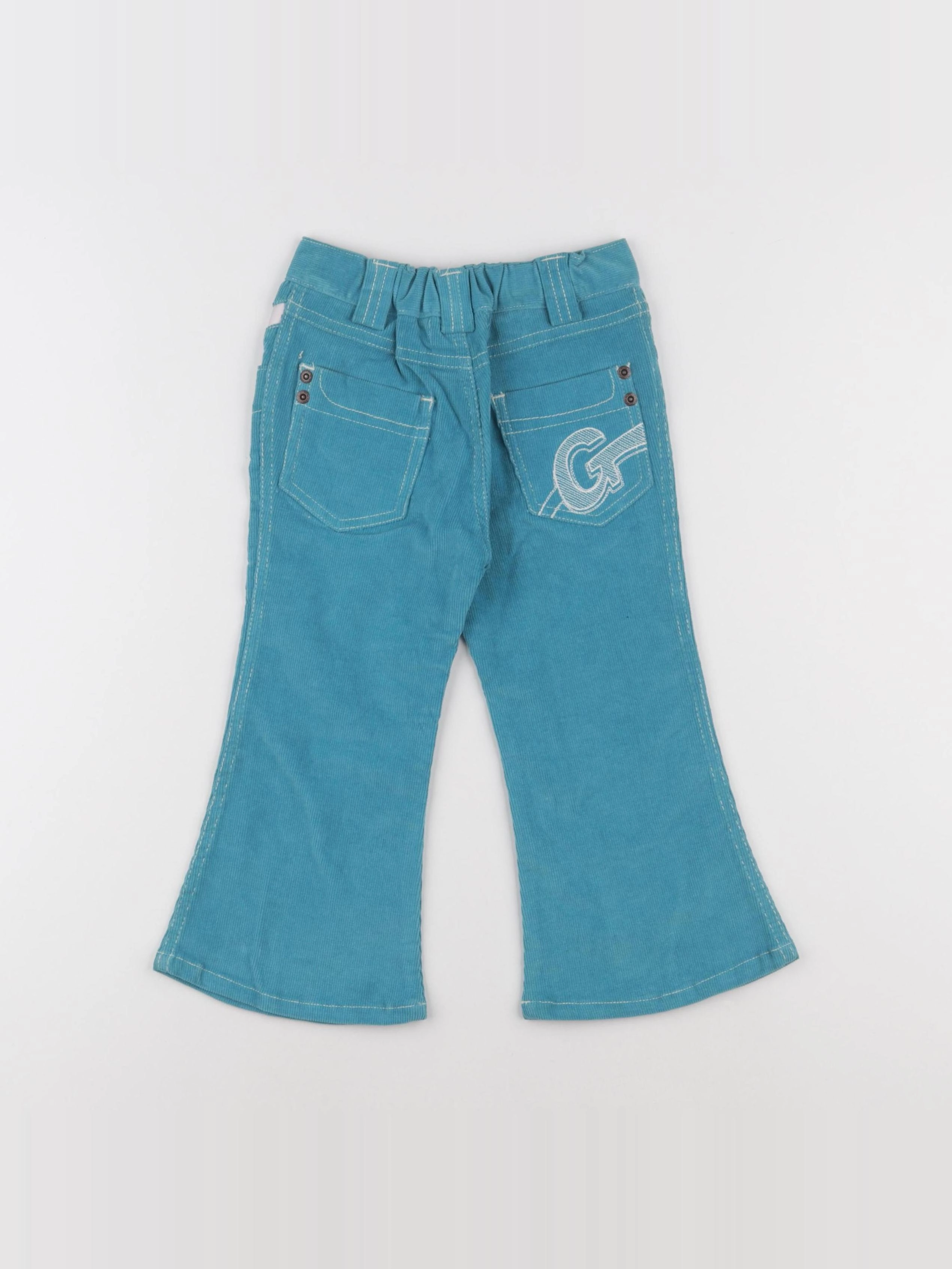 Vintage - pantalon vert - 2 ans