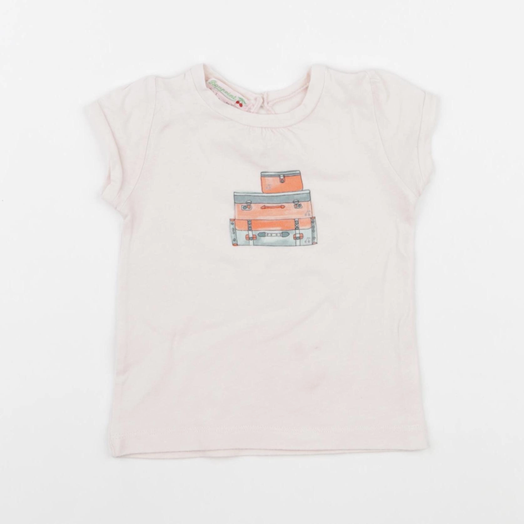 Bonpoint - tee-shirt rose - 6 mois