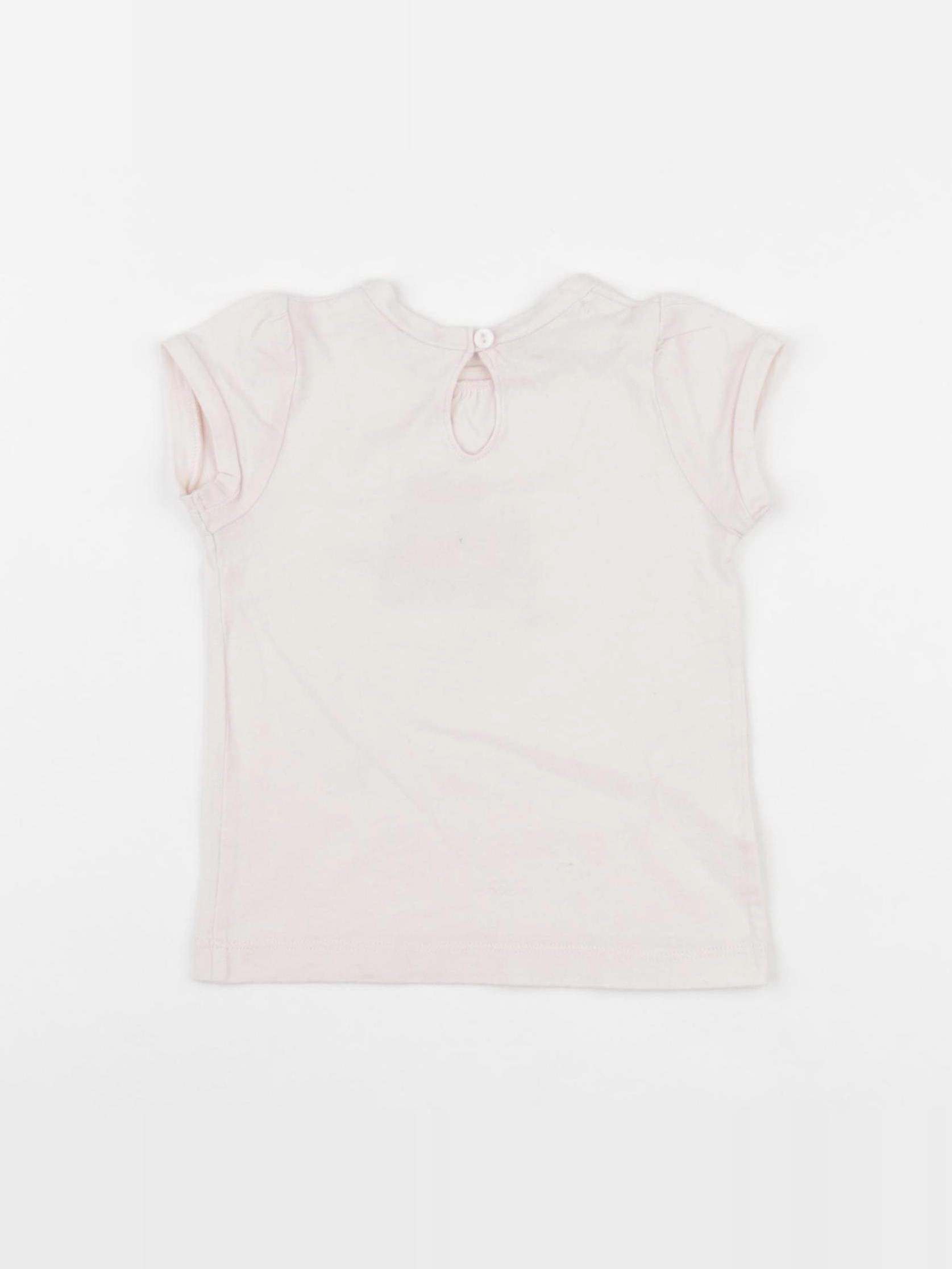 Bonpoint - tee-shirt rose - 6 mois