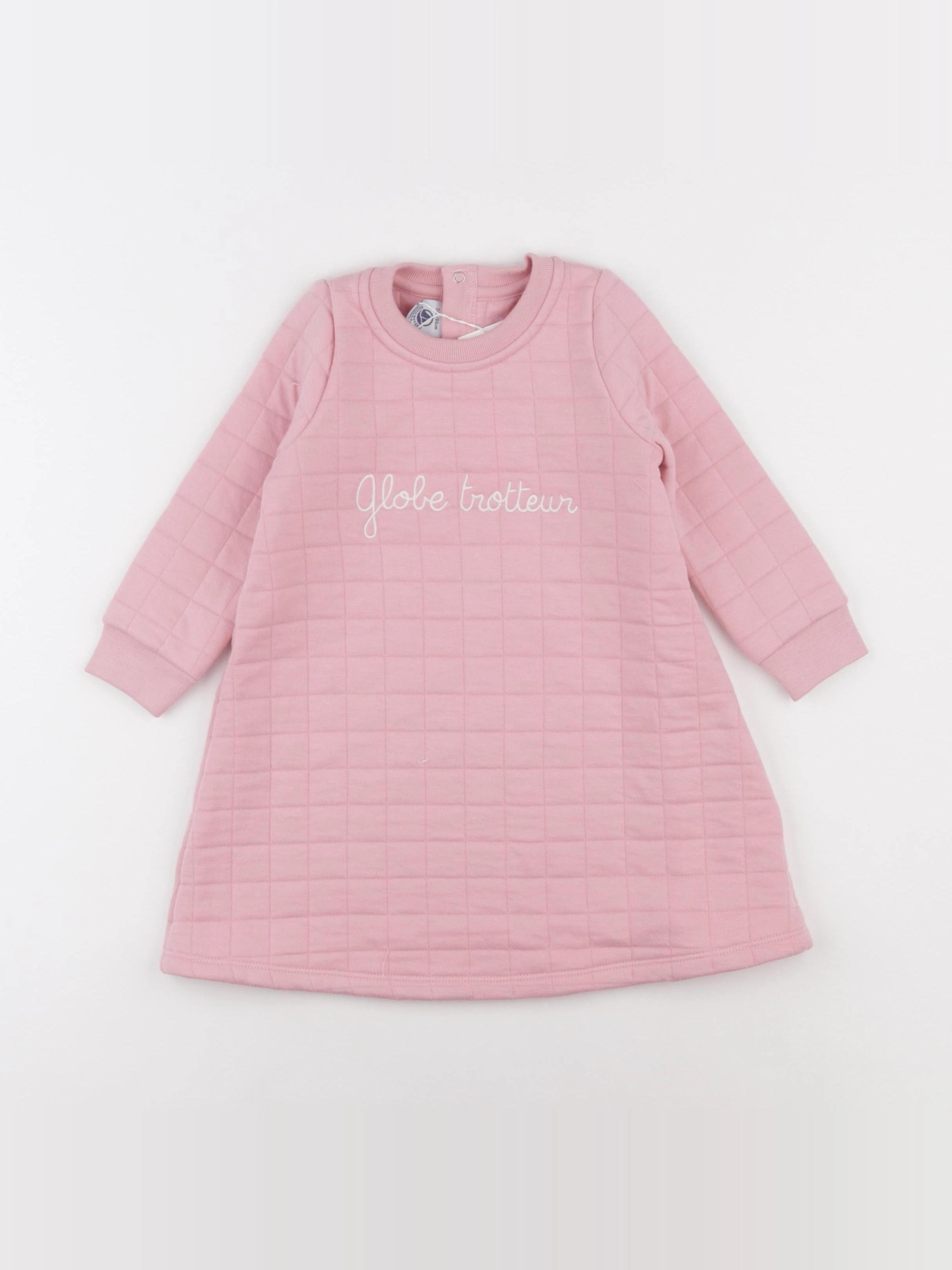 Petit Bateau - robe rose - 24 mois
