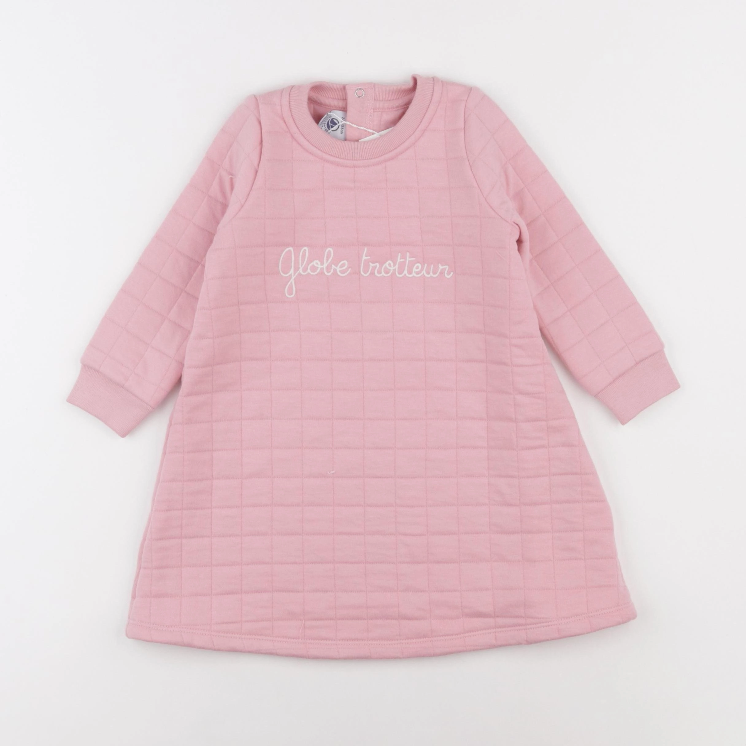 Petit Bateau - robe rose - 24 mois