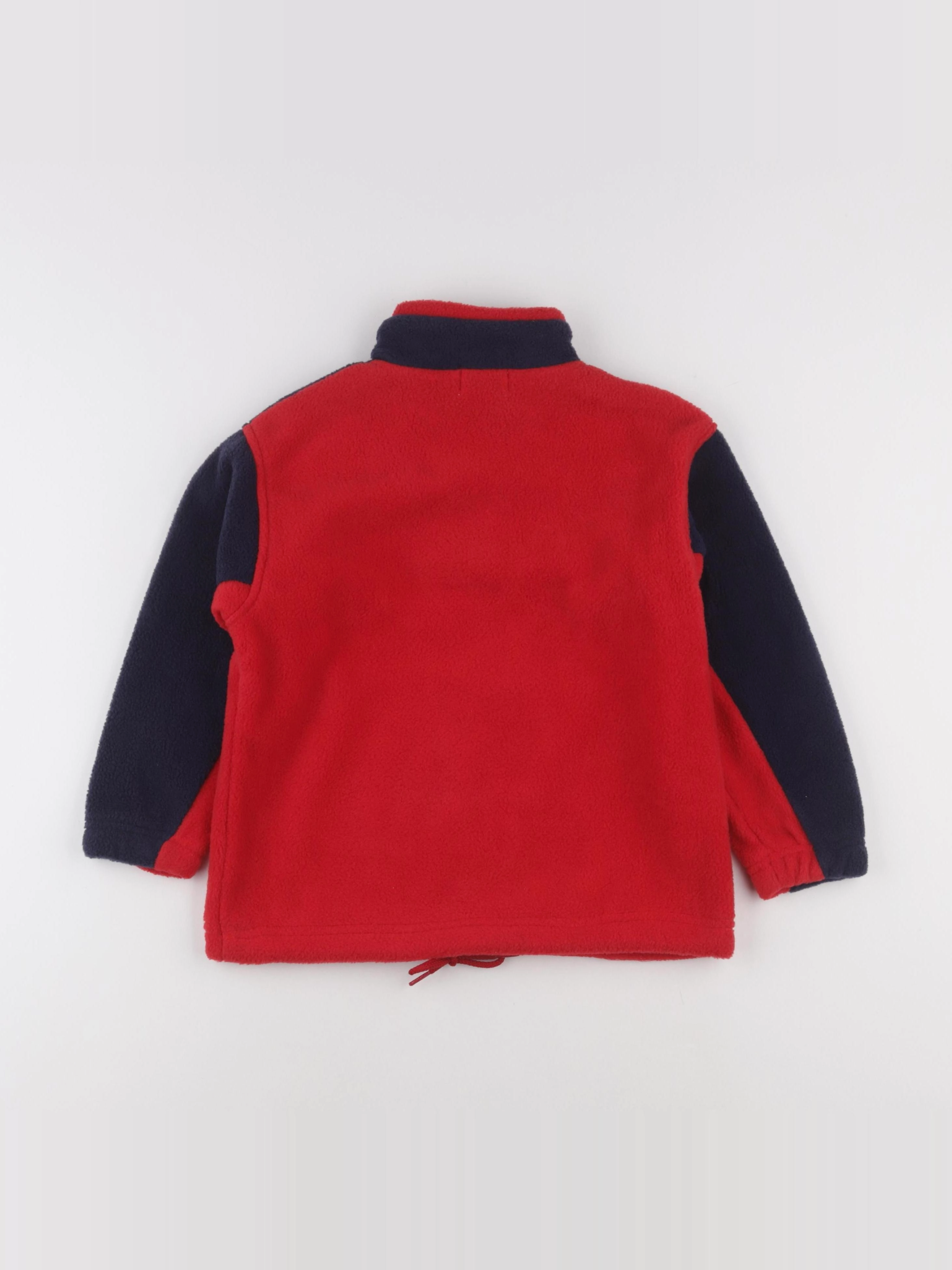 Vintage - polaire rouge, bleu - 6 ans