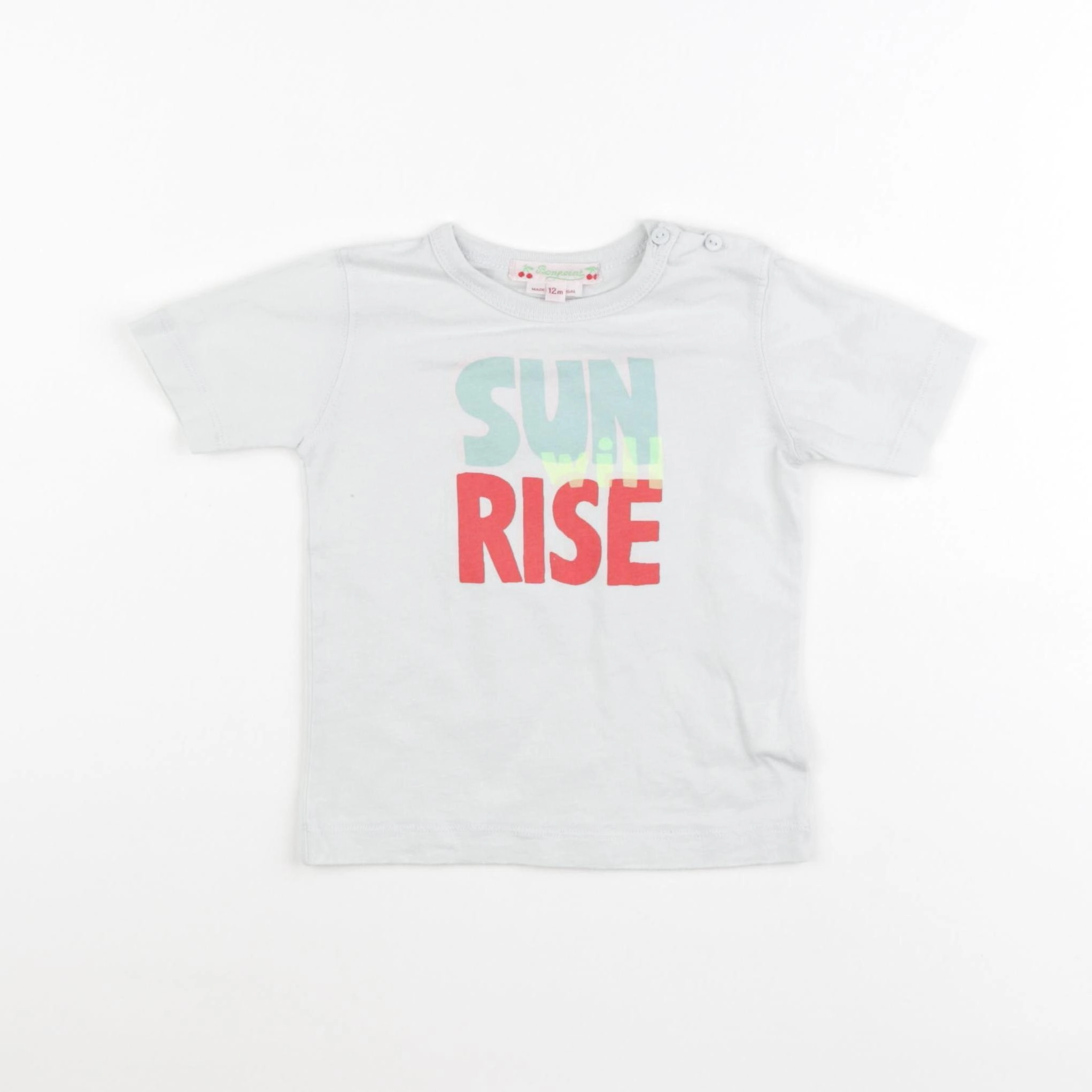 Bonpoint - tee-shirt multicolore - 12 mois