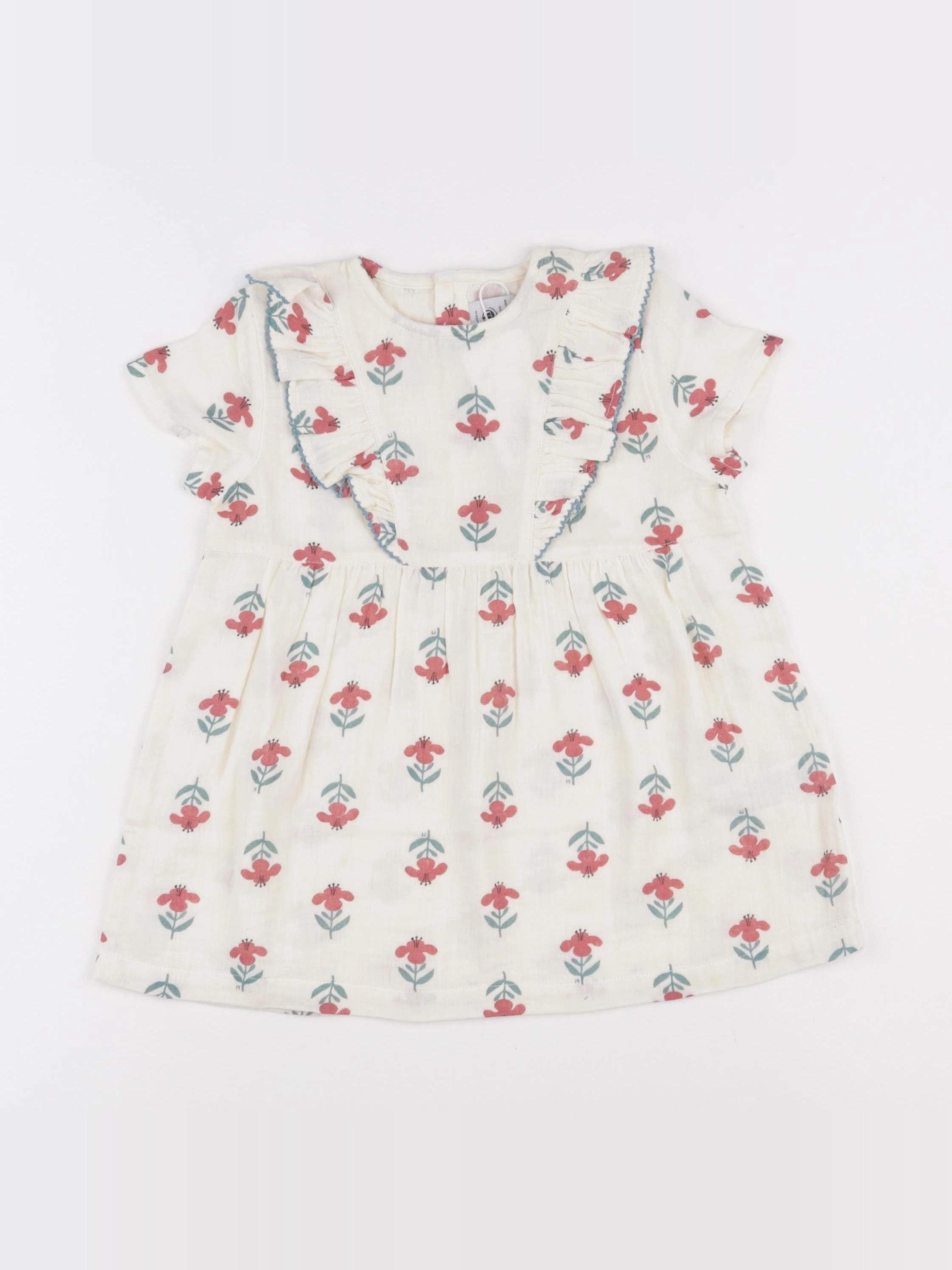 Petit Bateau - robe beige - 36 mois