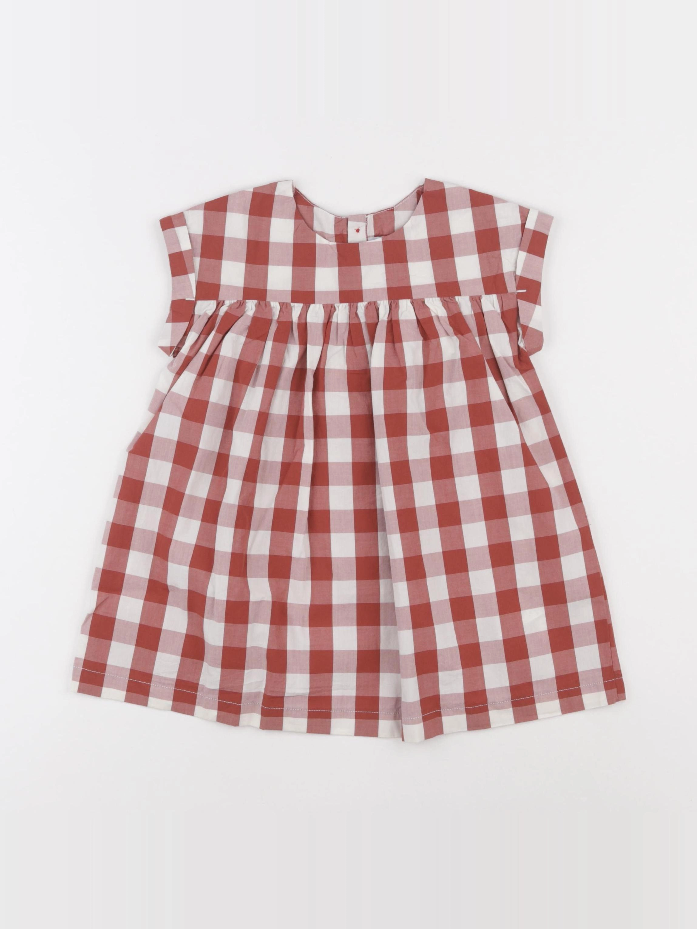 Petit Bateau - robe rose - 18 mois