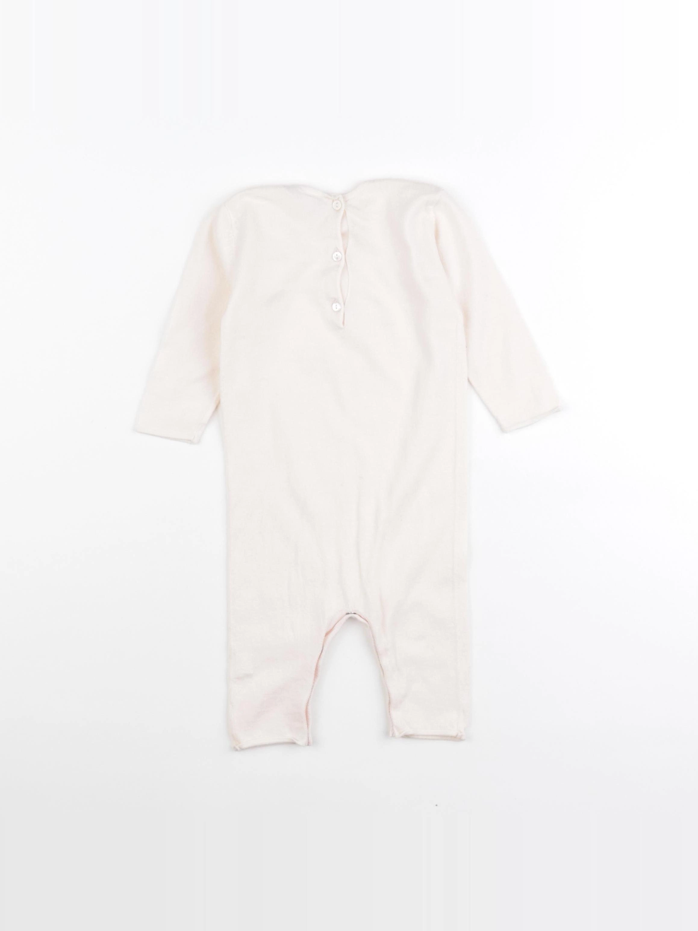 Bonpoint - pyjama coton rose - 6 mois