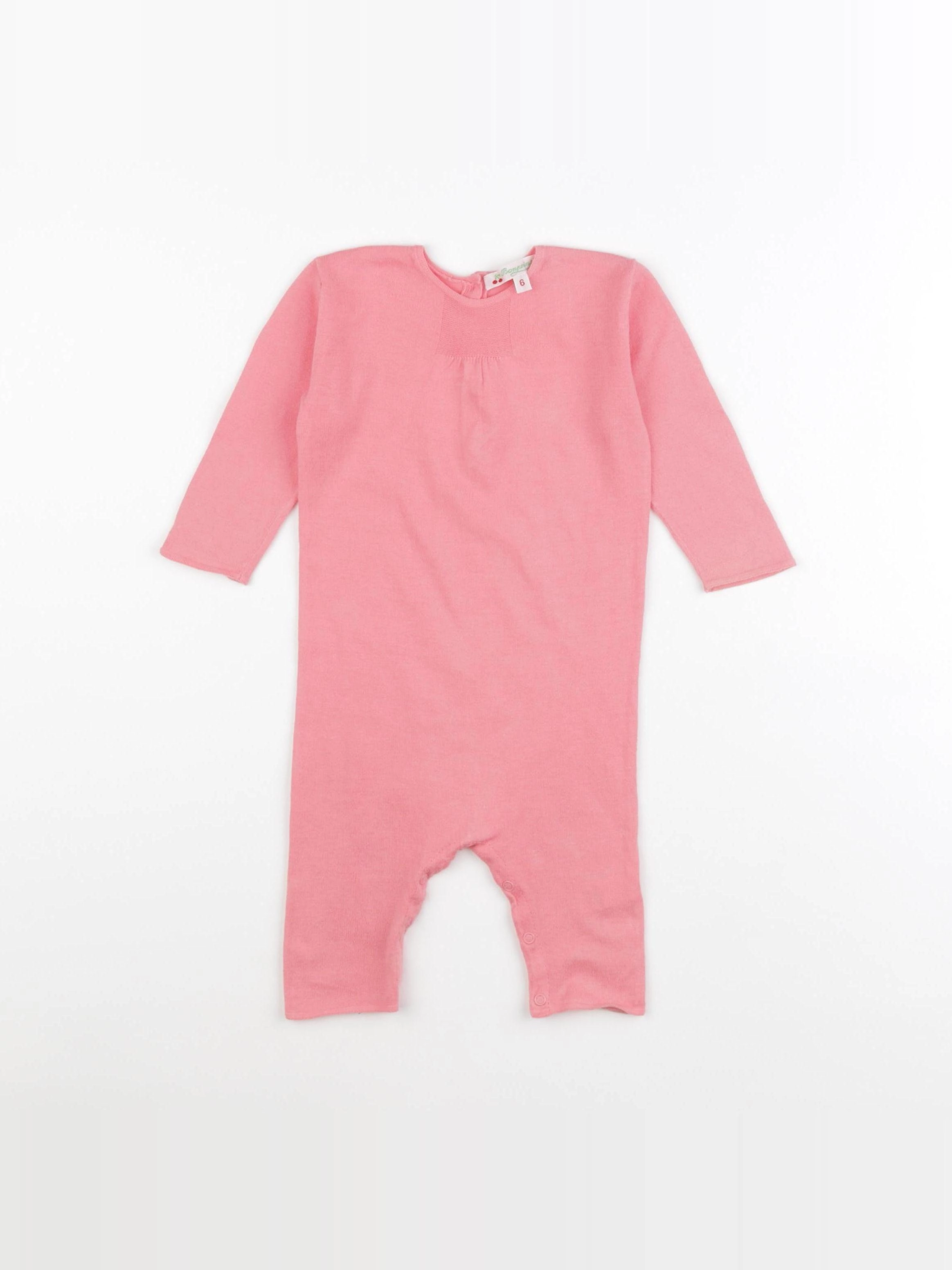 Bonpoint - pyjama coton rose - 6 mois