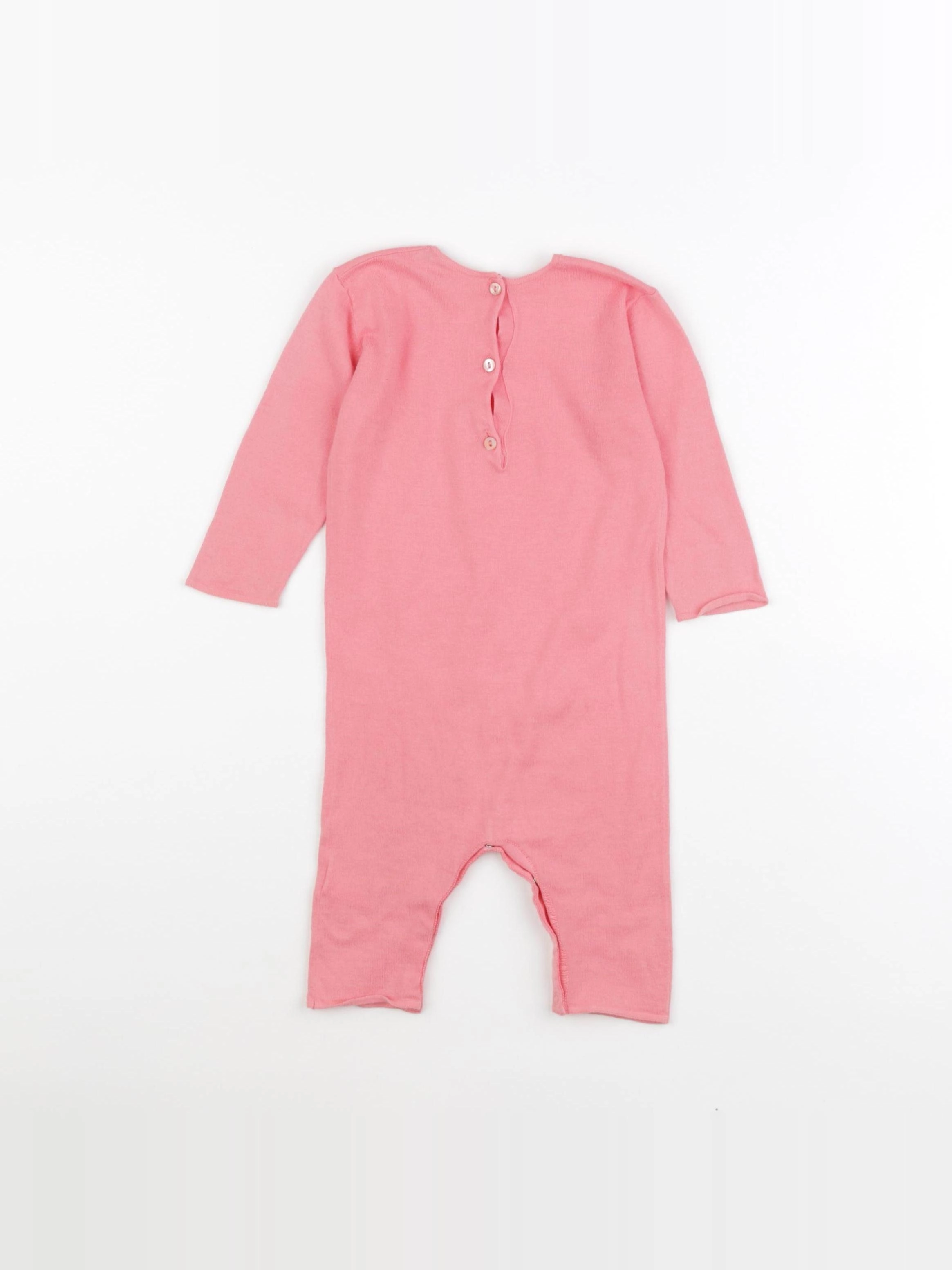 Bonpoint - pyjama coton rose - 6 mois