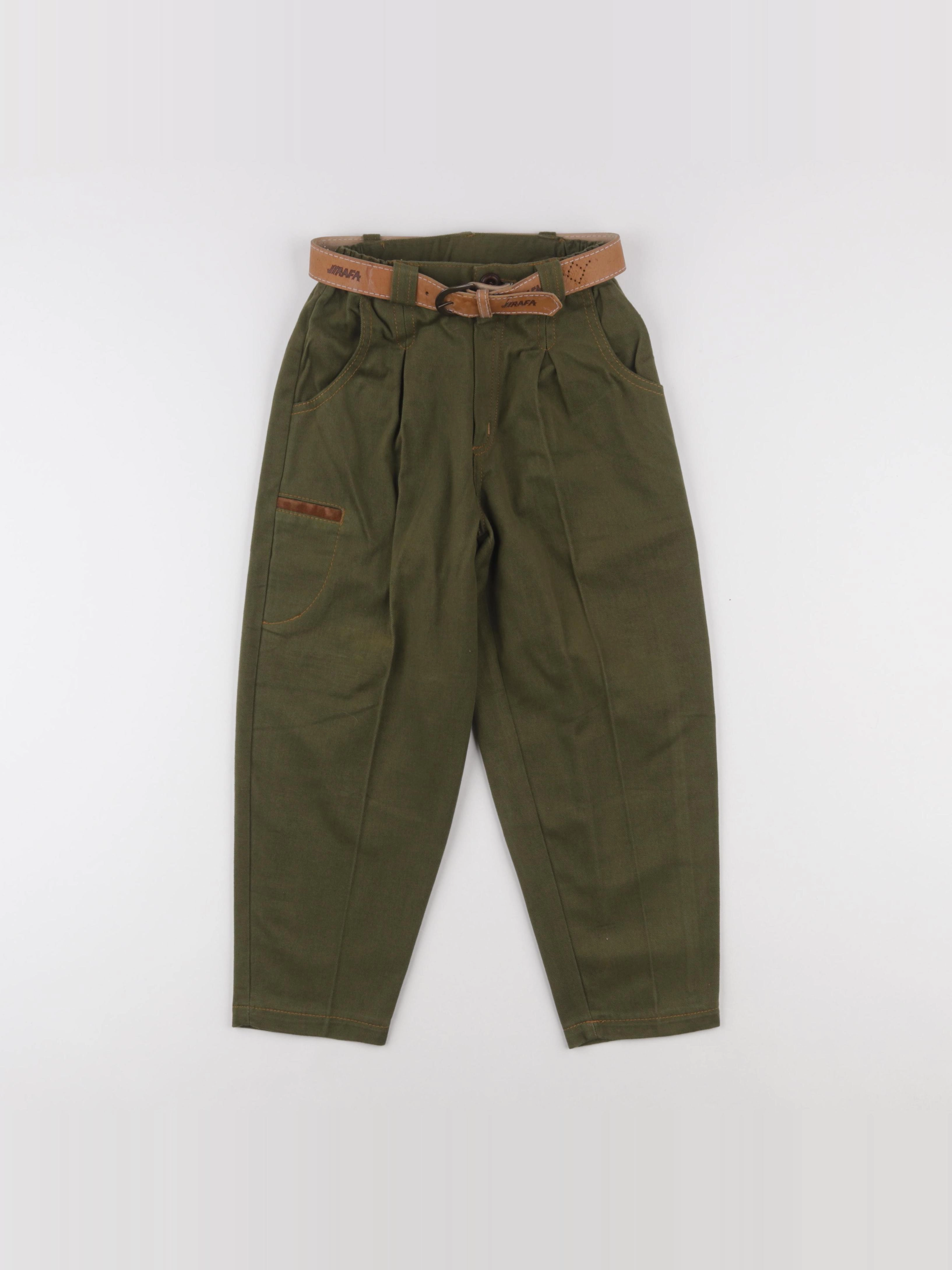 Vintage - pantalon vert - 6 ans