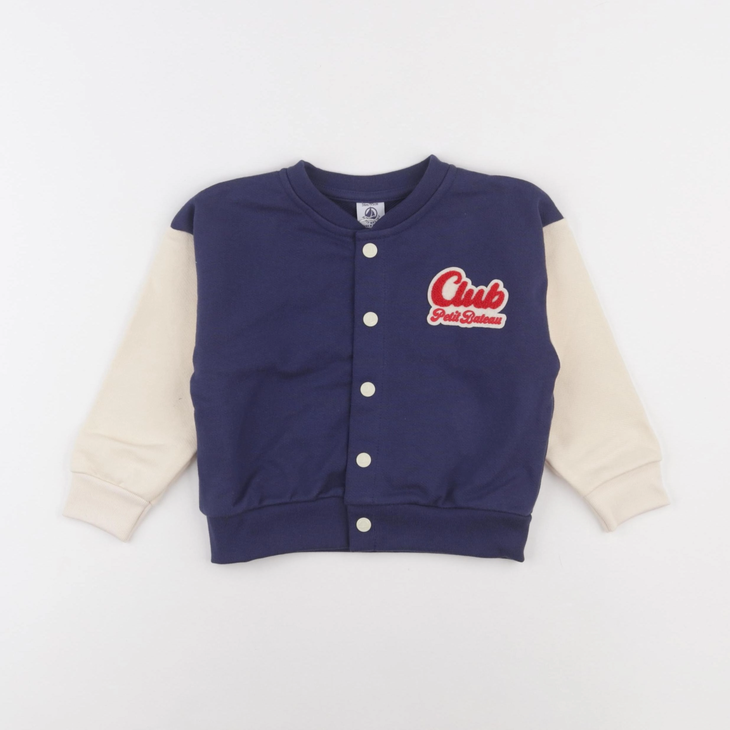 Petit Bateau - veste bleu - 18 mois