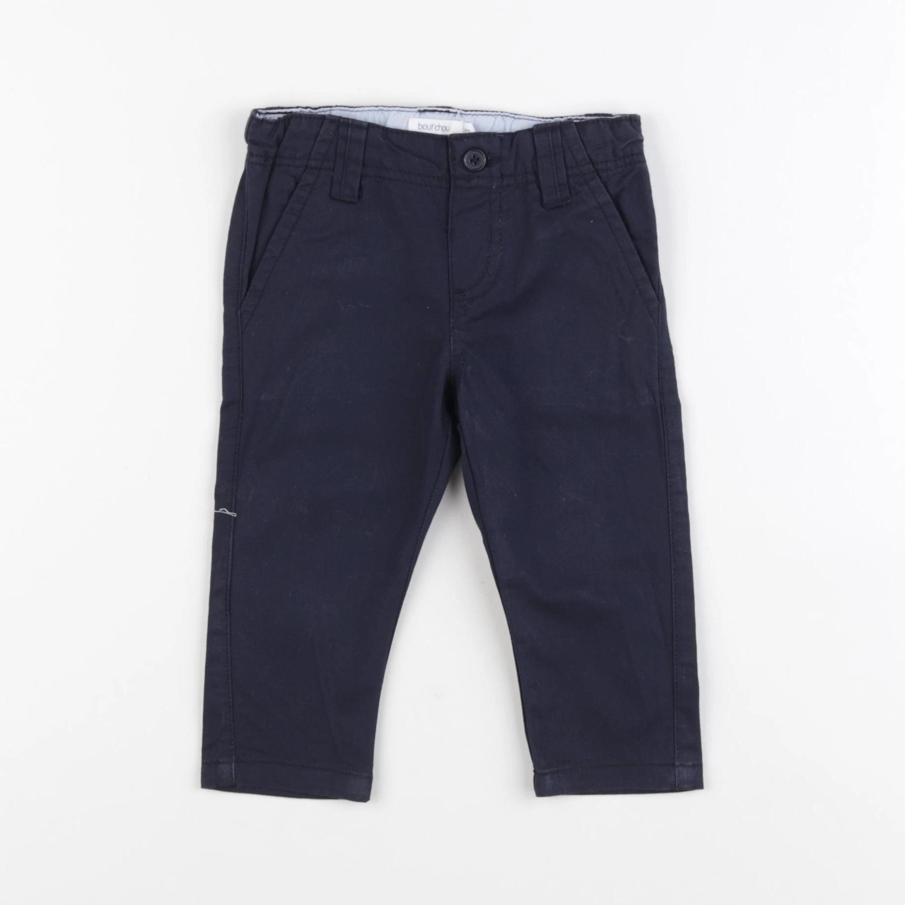 Boutchou - pantalon bleu - 6 mois