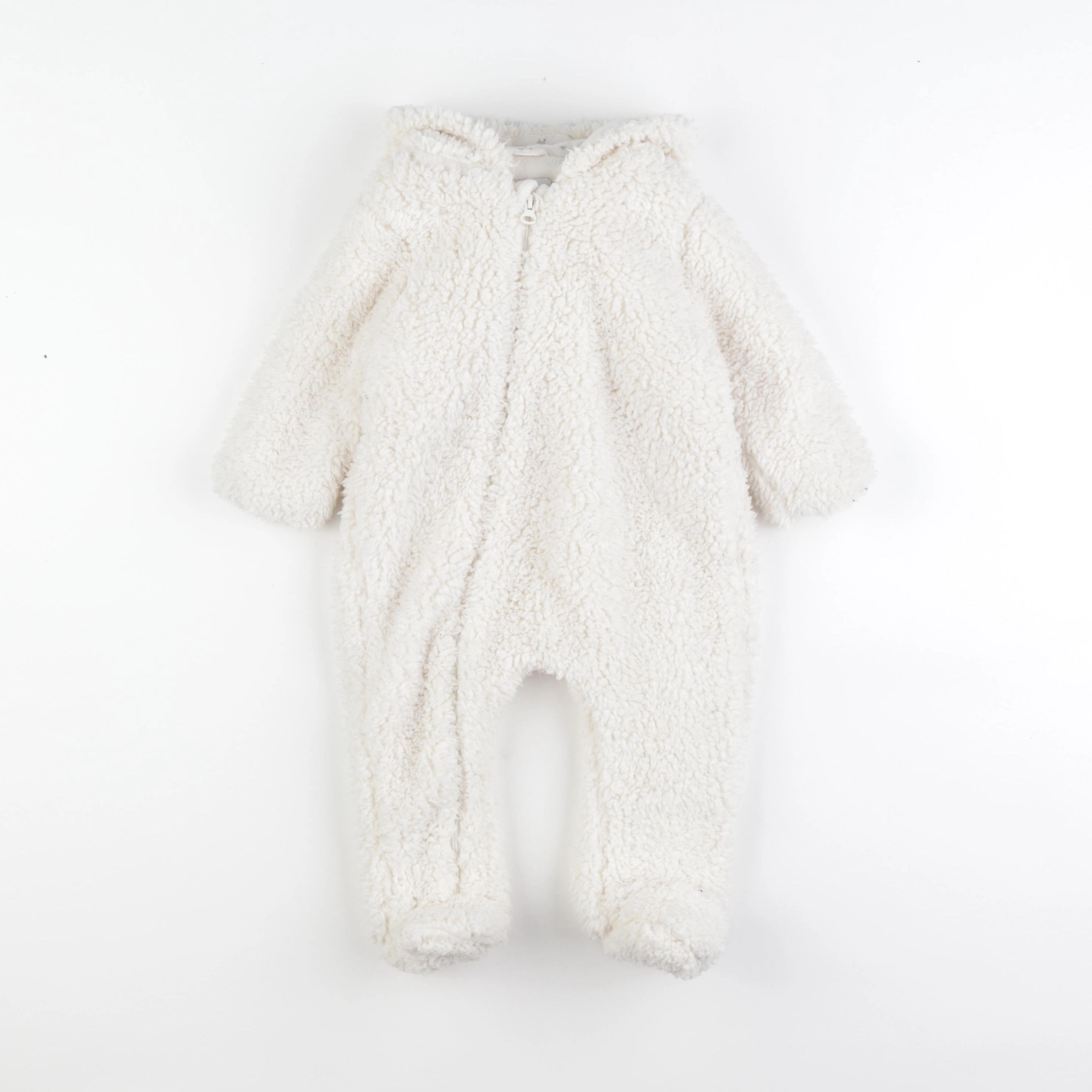 Zara - combi-pilote blanc - 6/9 mois