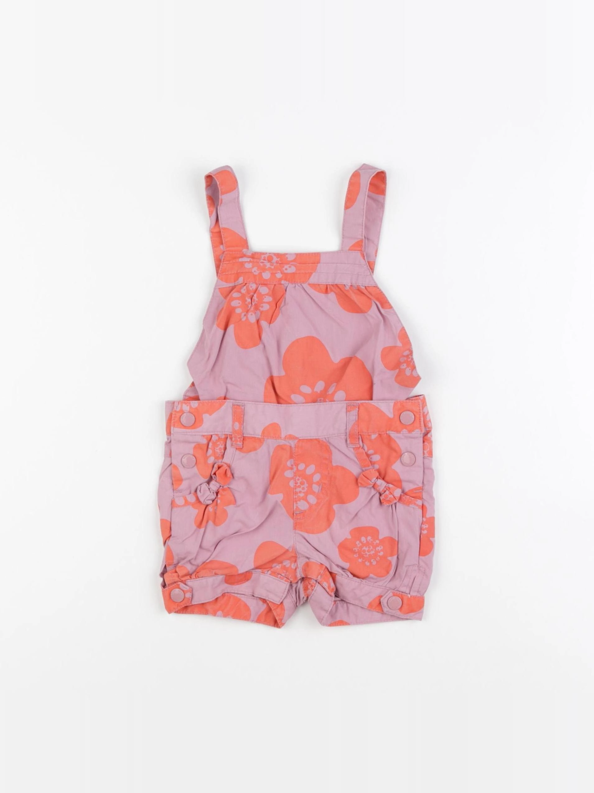 Vertbaudet - salopette violet - 6 mois