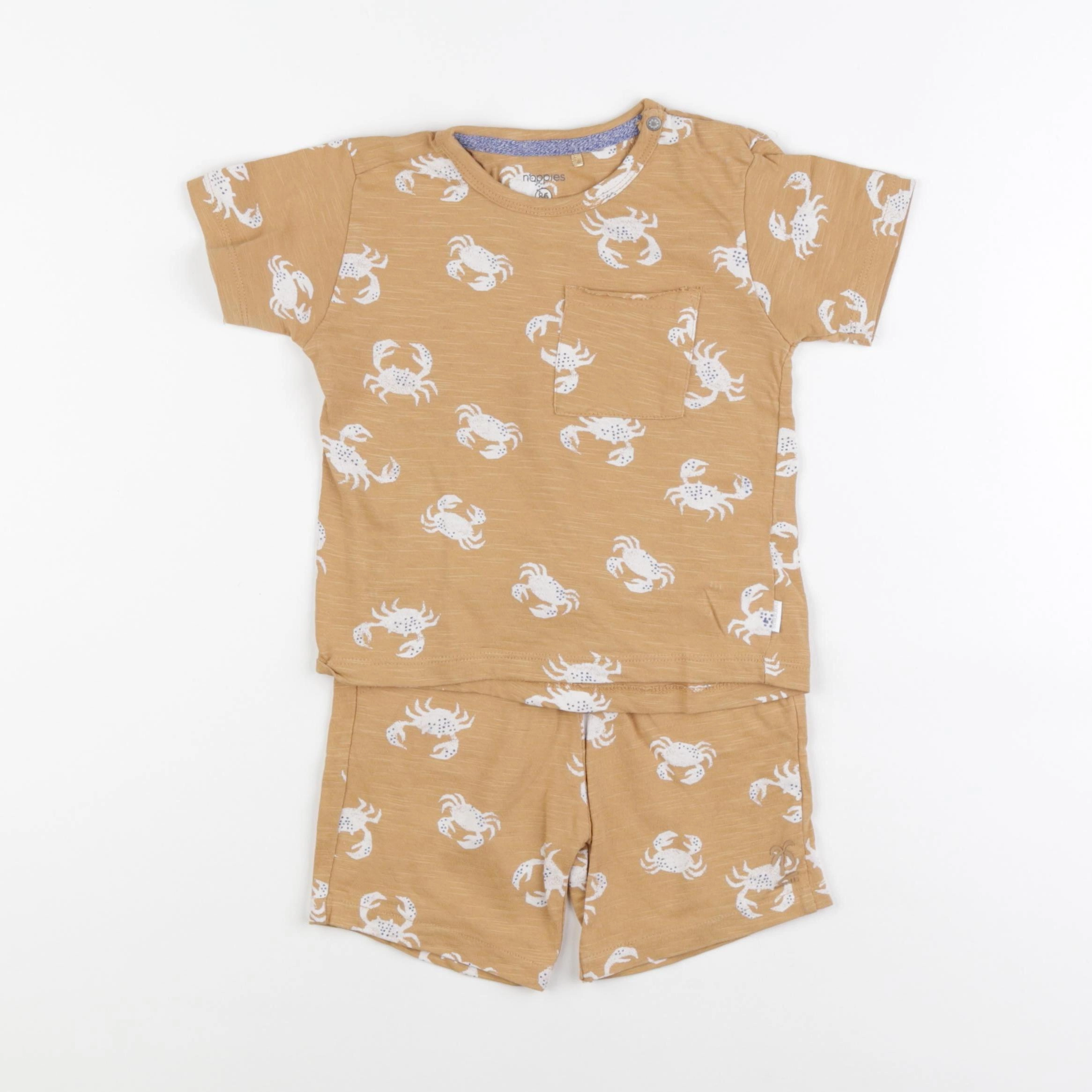 Noppies - ensemble marron - 12/18 mois