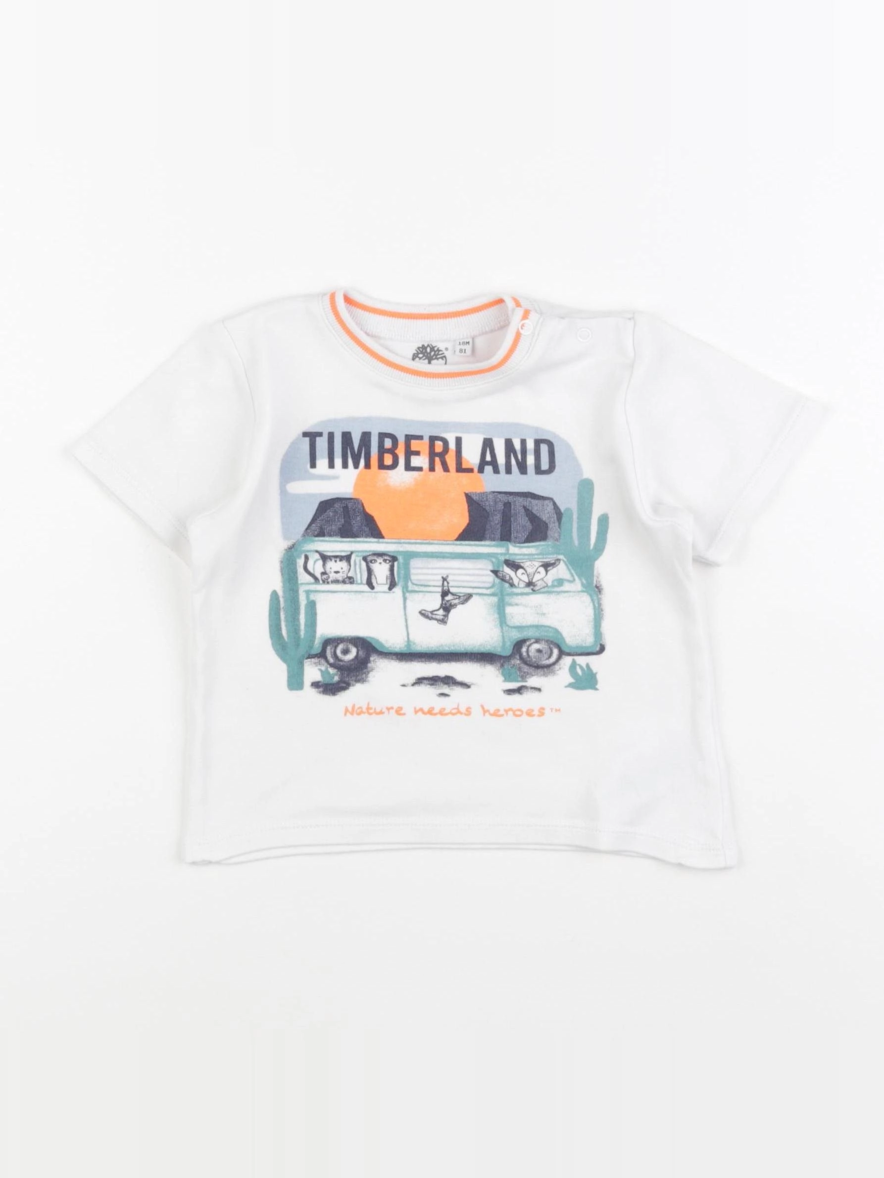 Timberland - tee-shirt blanc - 18 mois