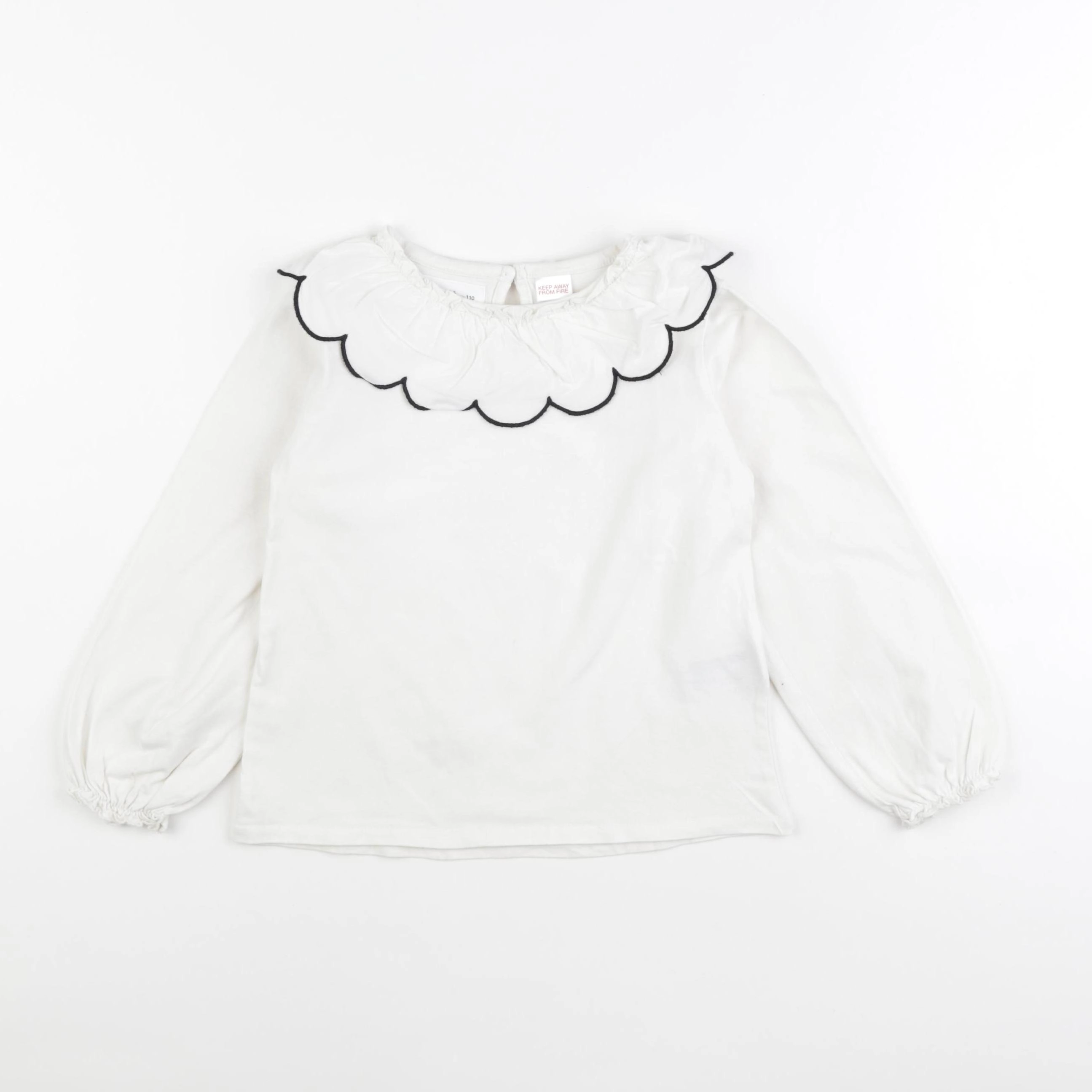 Zara - tee-shirt blanc - 4/5 ans