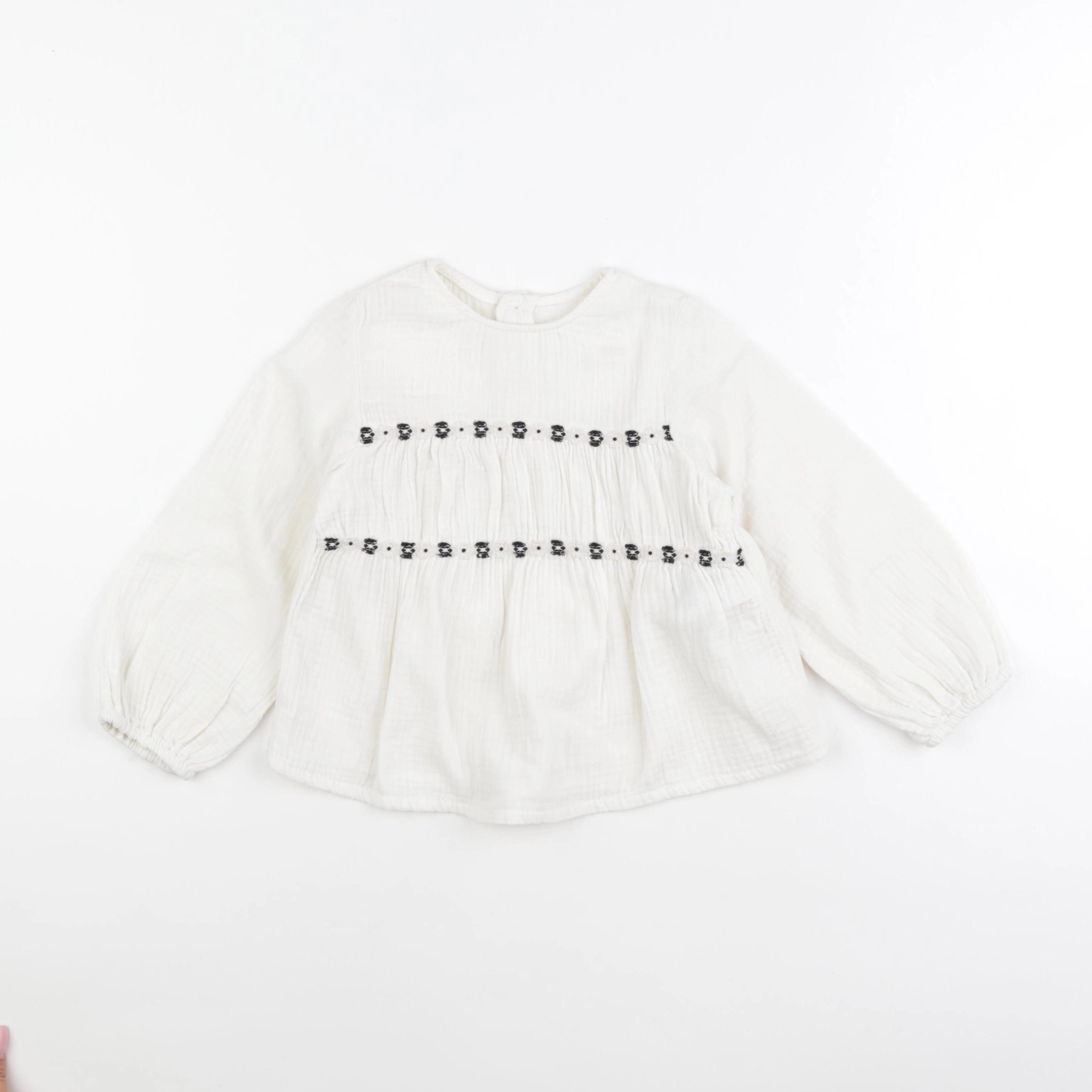 Zara - blouse blanc - 5 ans