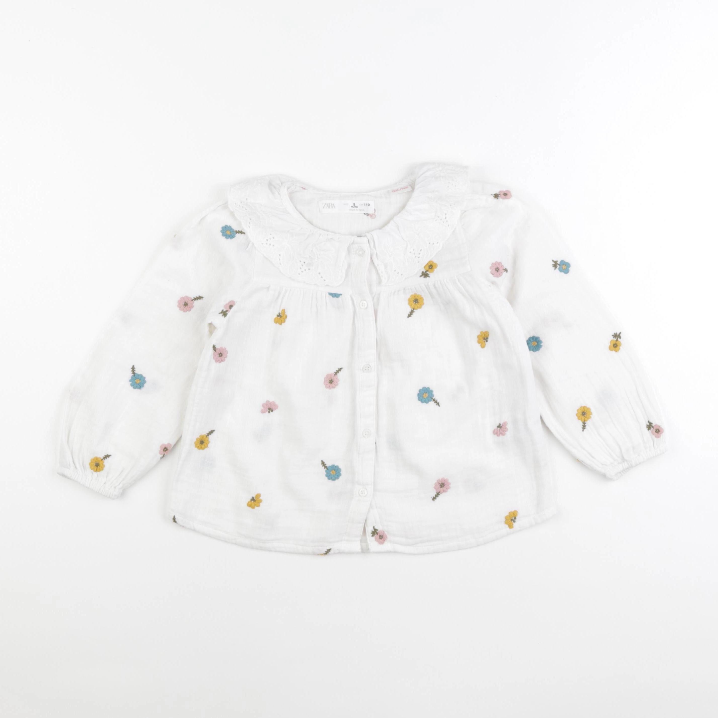 Zara - blouse blanc - 5 ans