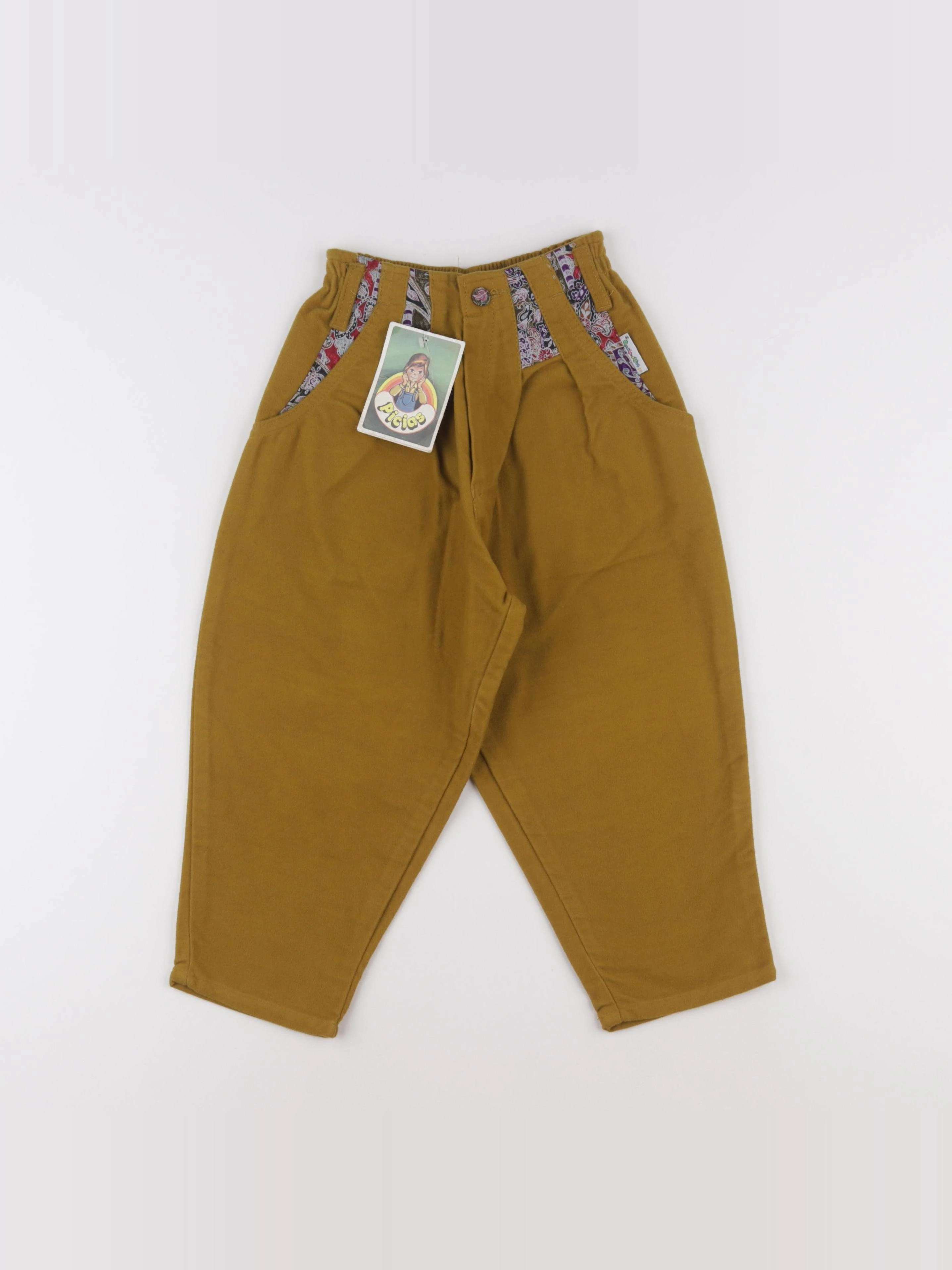 Vintage - pantalon jaune - 3 ans