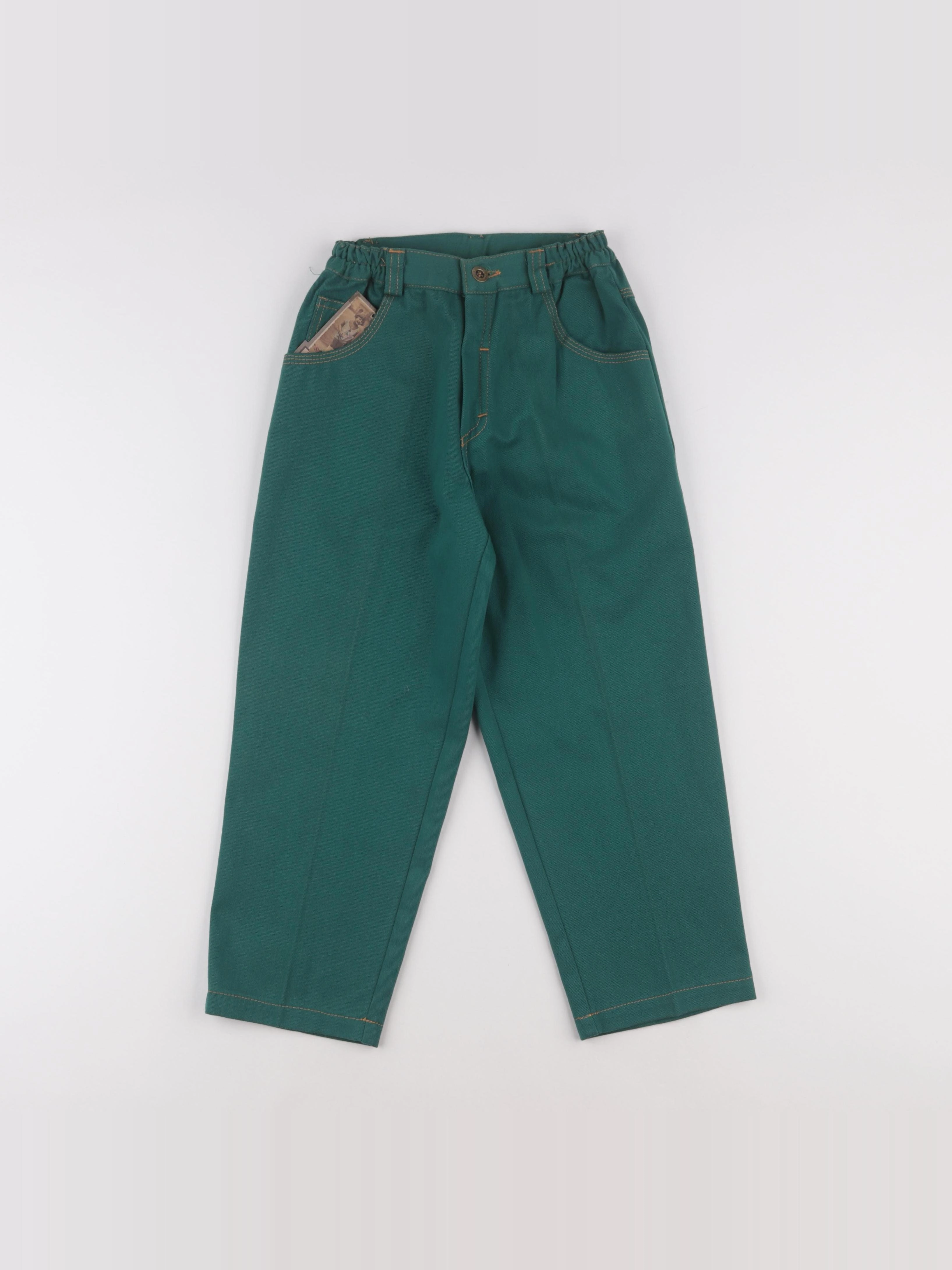 Vintage - jean vert - 6 ans