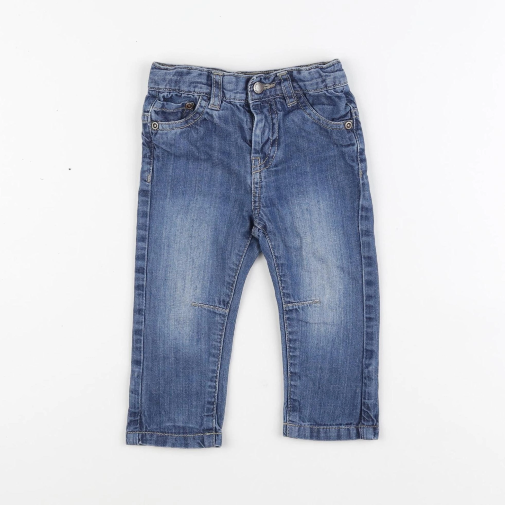 Vertbaudet - jean bleu - 9 mois