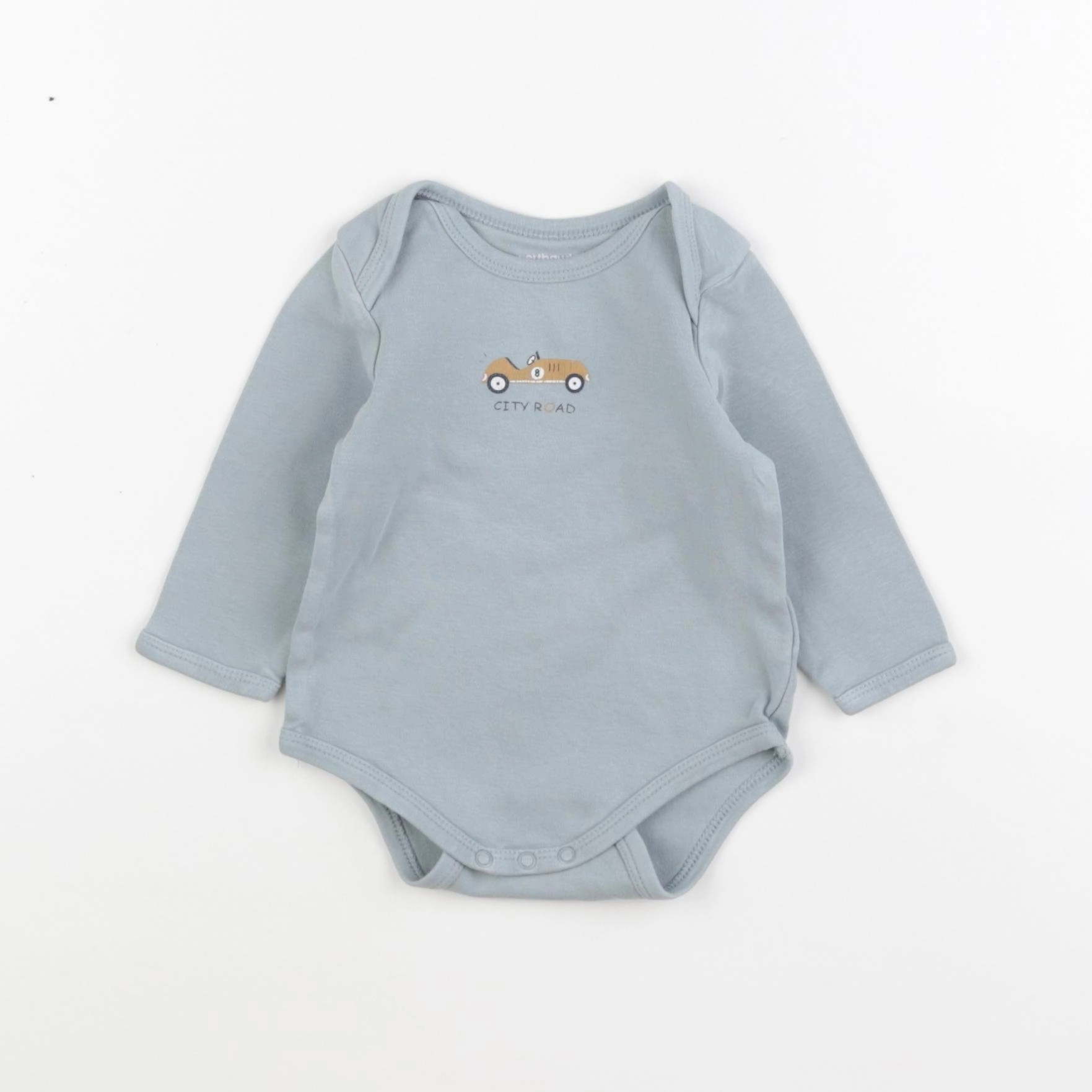 Vertbaudet - body bleu - 9 mois