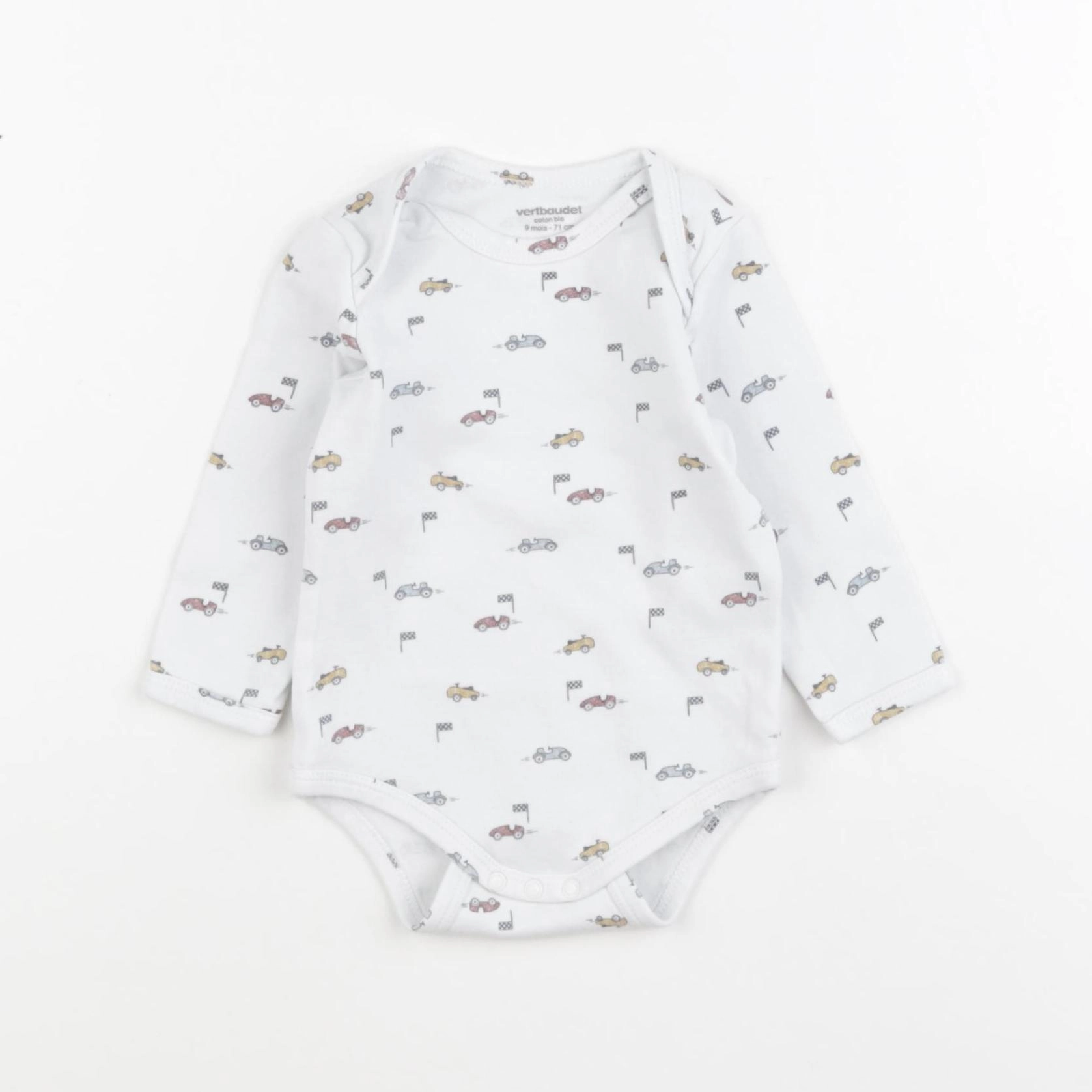Vertbaudet - body blanc - 9 mois