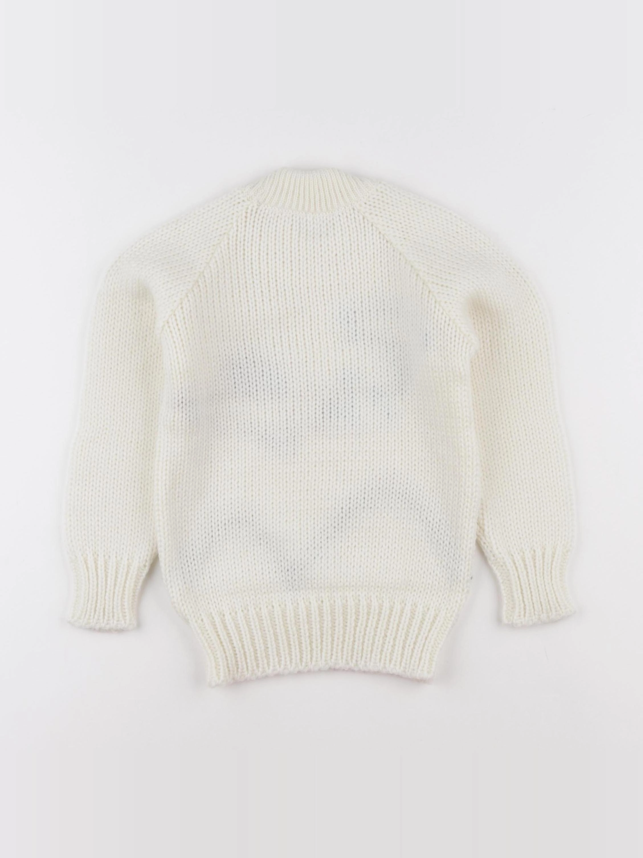 Vintage - pull blanc - 6 ans