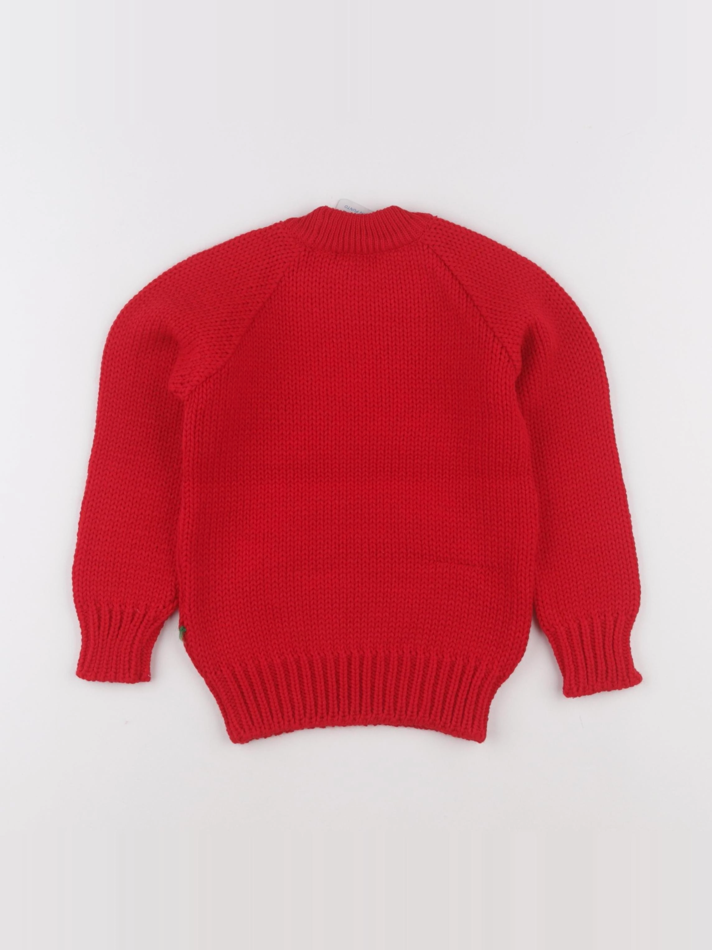 Vintage - pull rouge - 6 ans