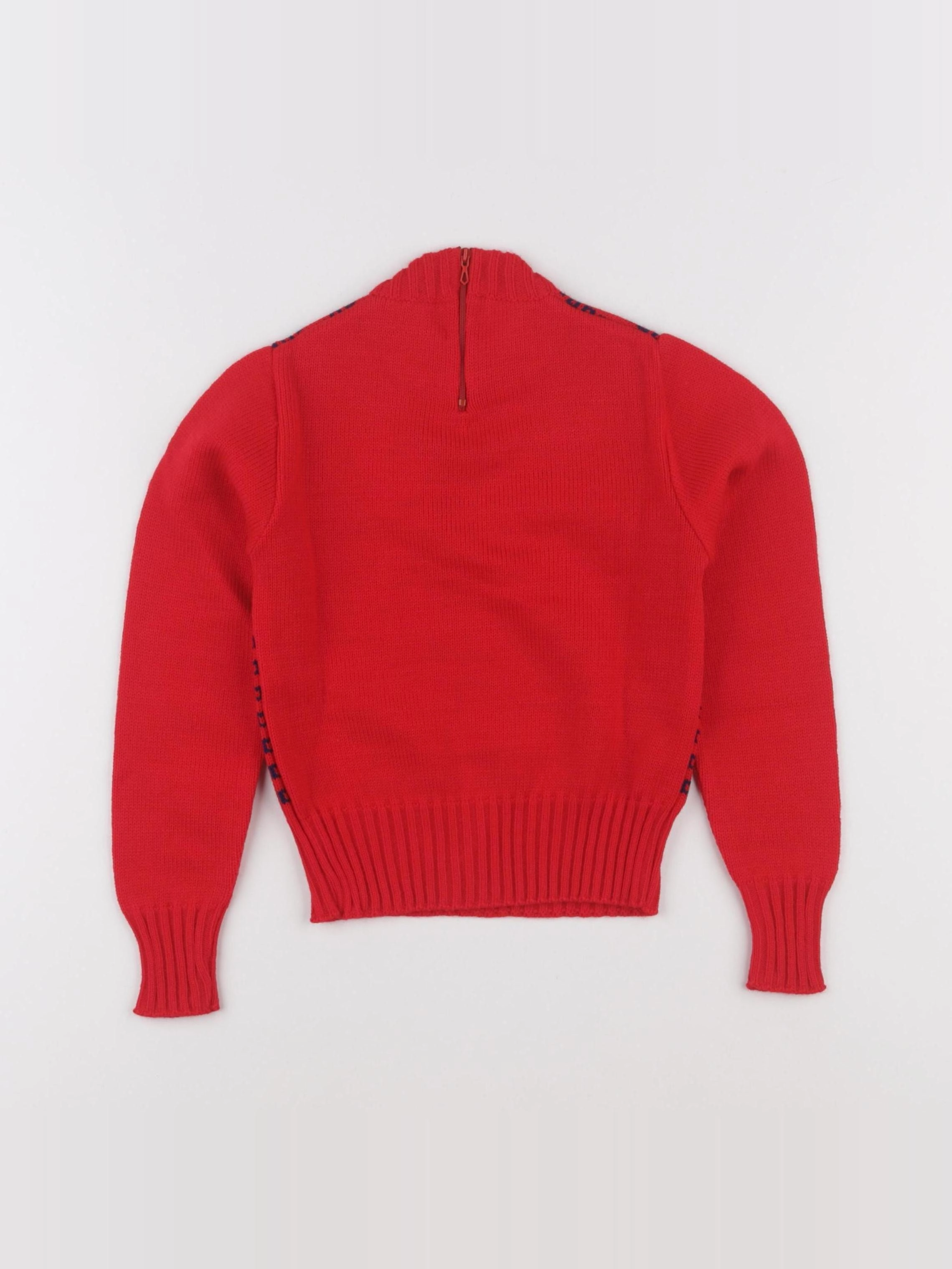 Vintage - pull rouge - 4 ans