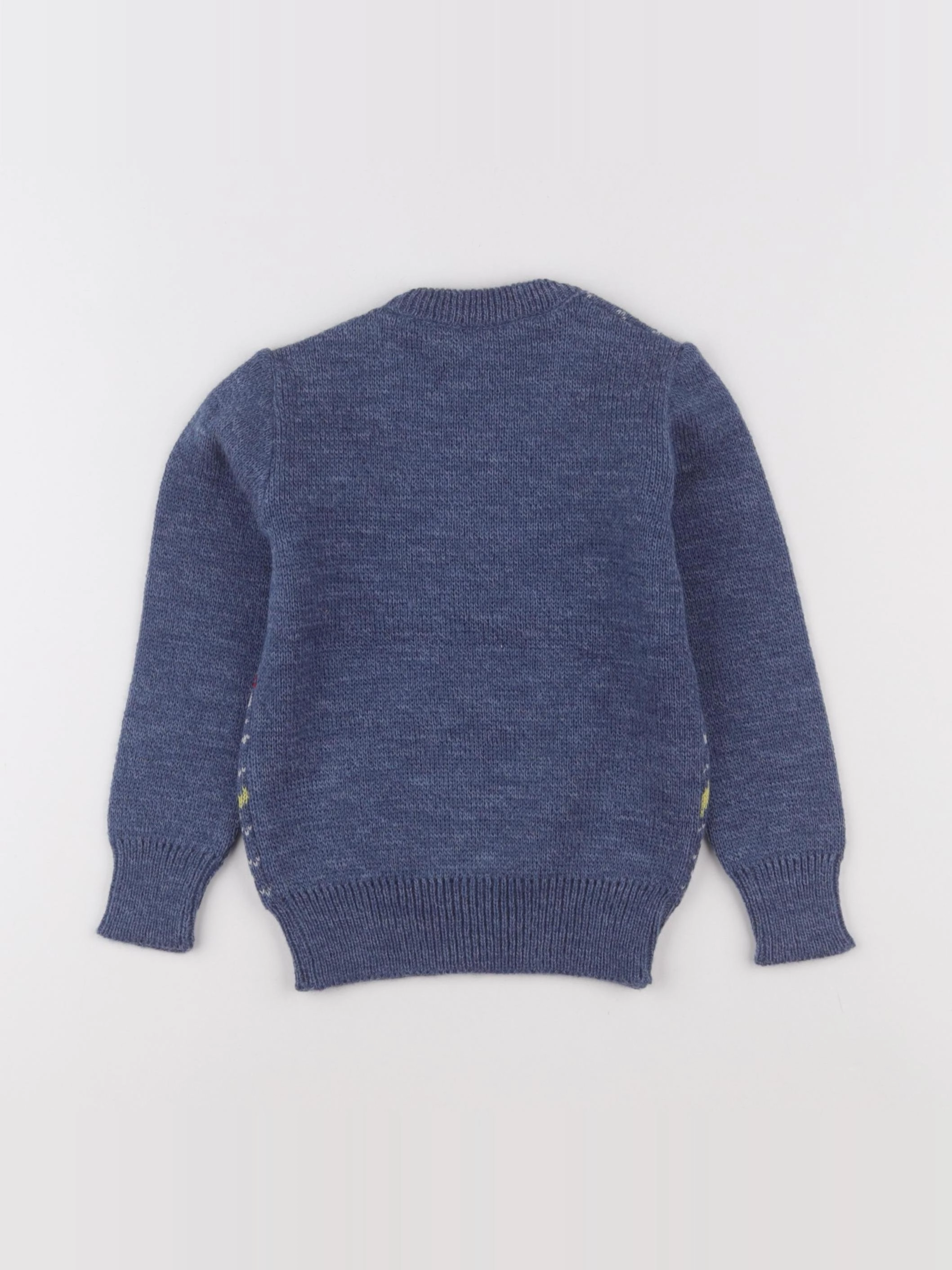 Vintage - pull bleu - 4 ans