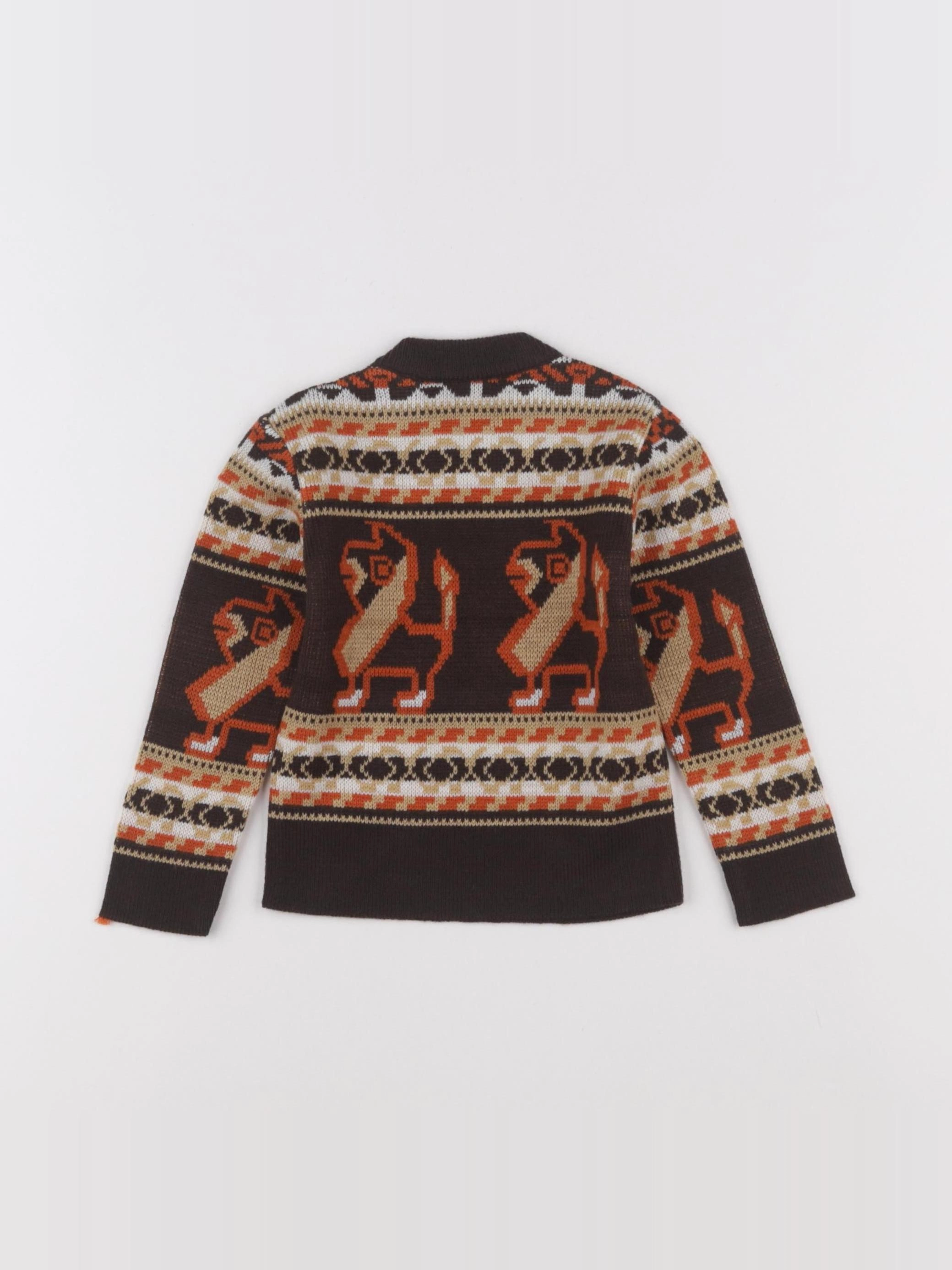Vintage - pull marron - 2 ans
