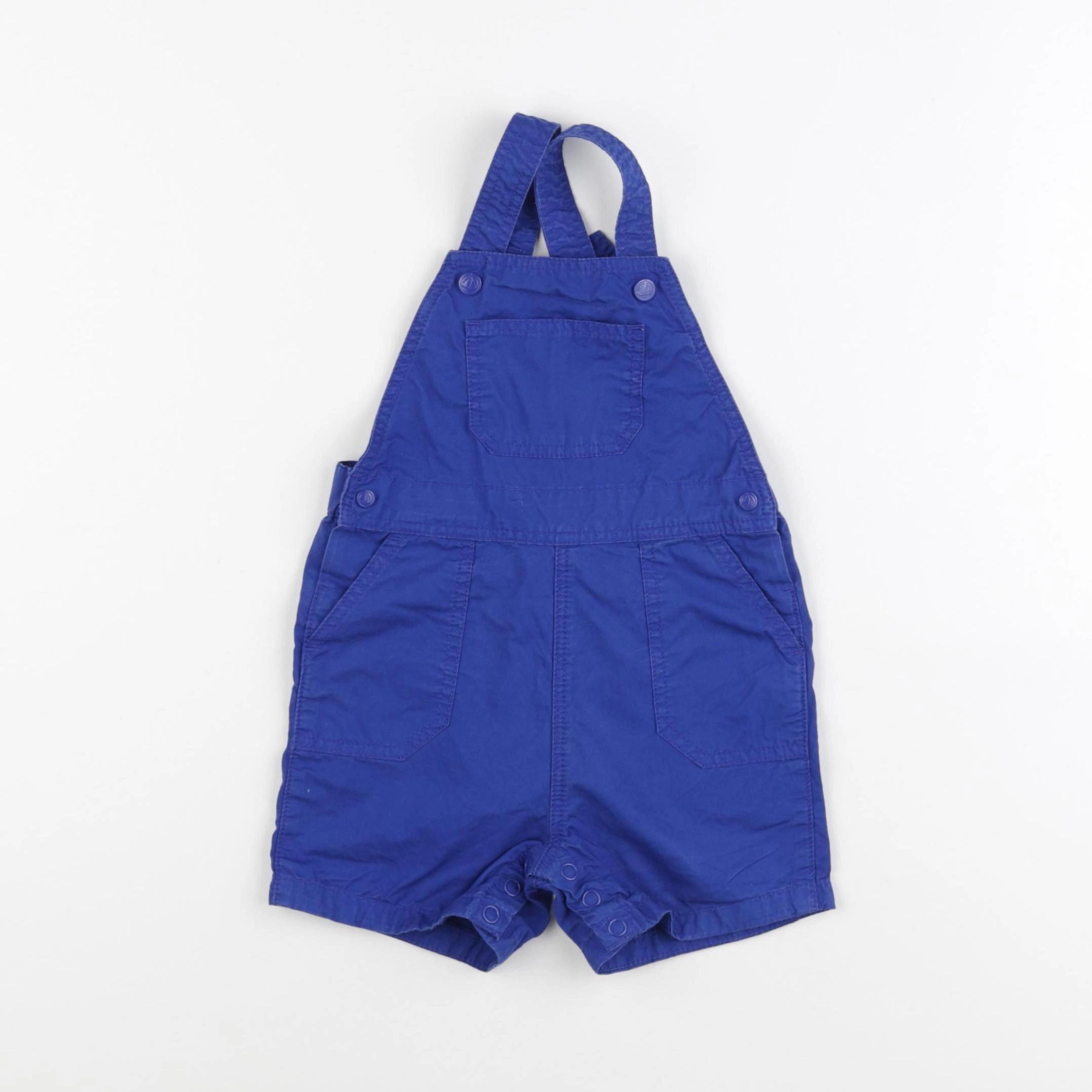 Petit Bateau - salopette bleu - 12 mois