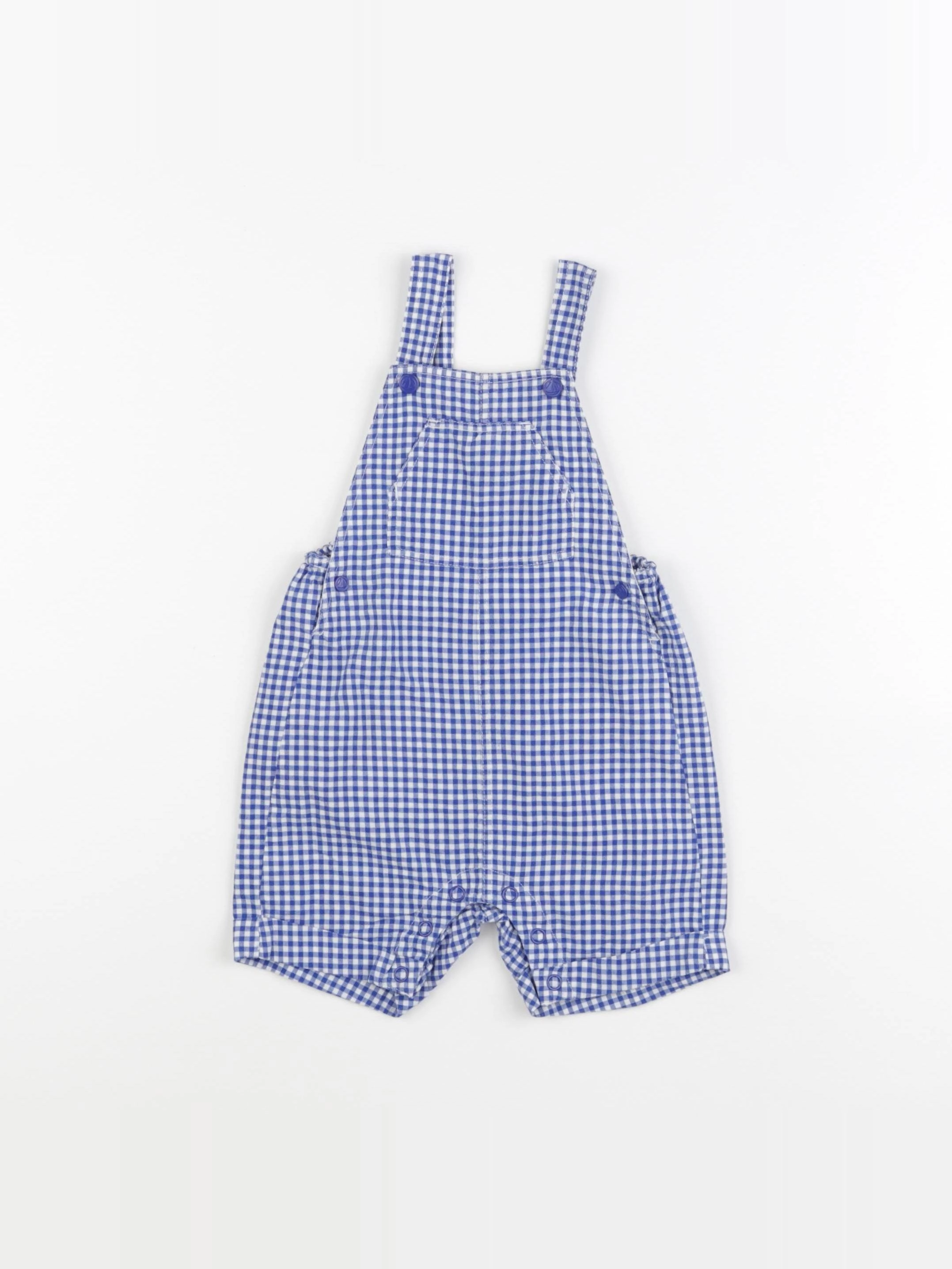 Petit Bateau - combinaison bleu - 12 mois