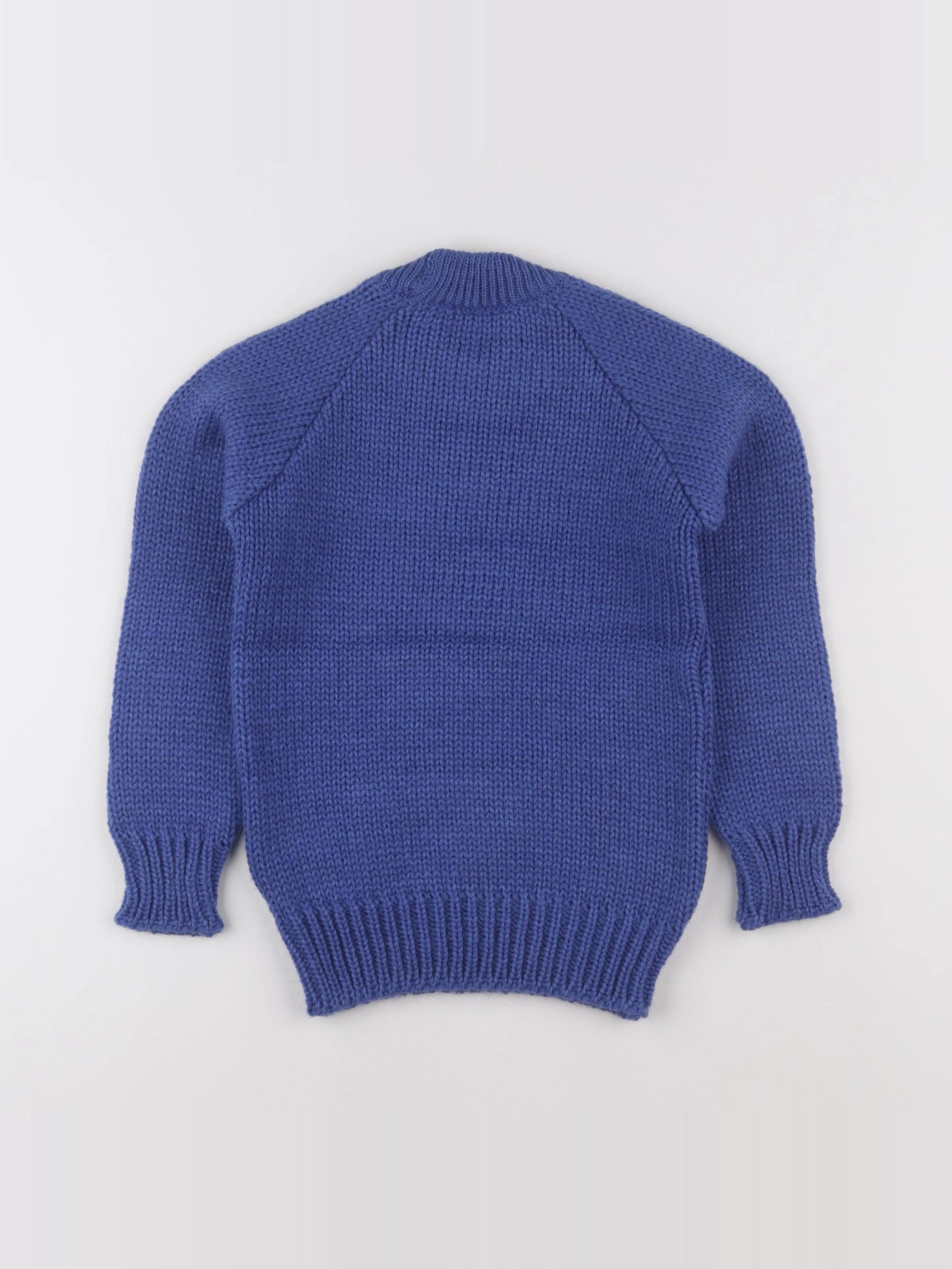Vintage - pull bleu - 8 ans