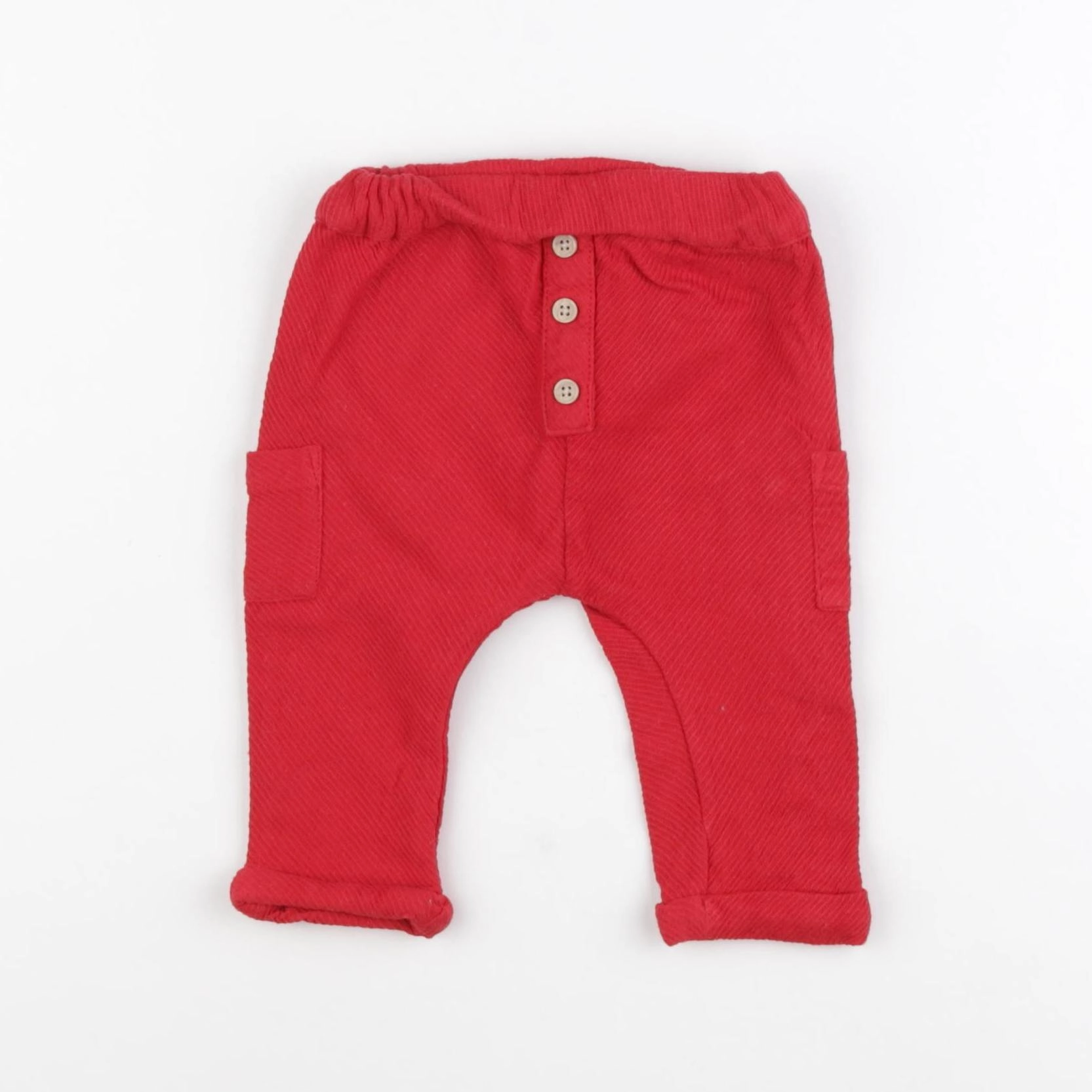 Boutchou - pantalon rouge - 3 mois