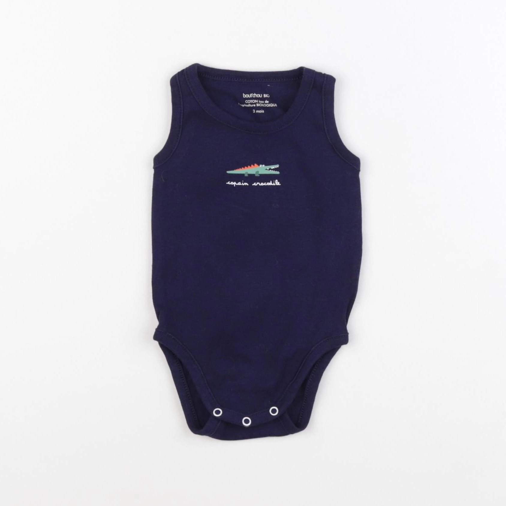 Boutchou - body bleu - 3 mois