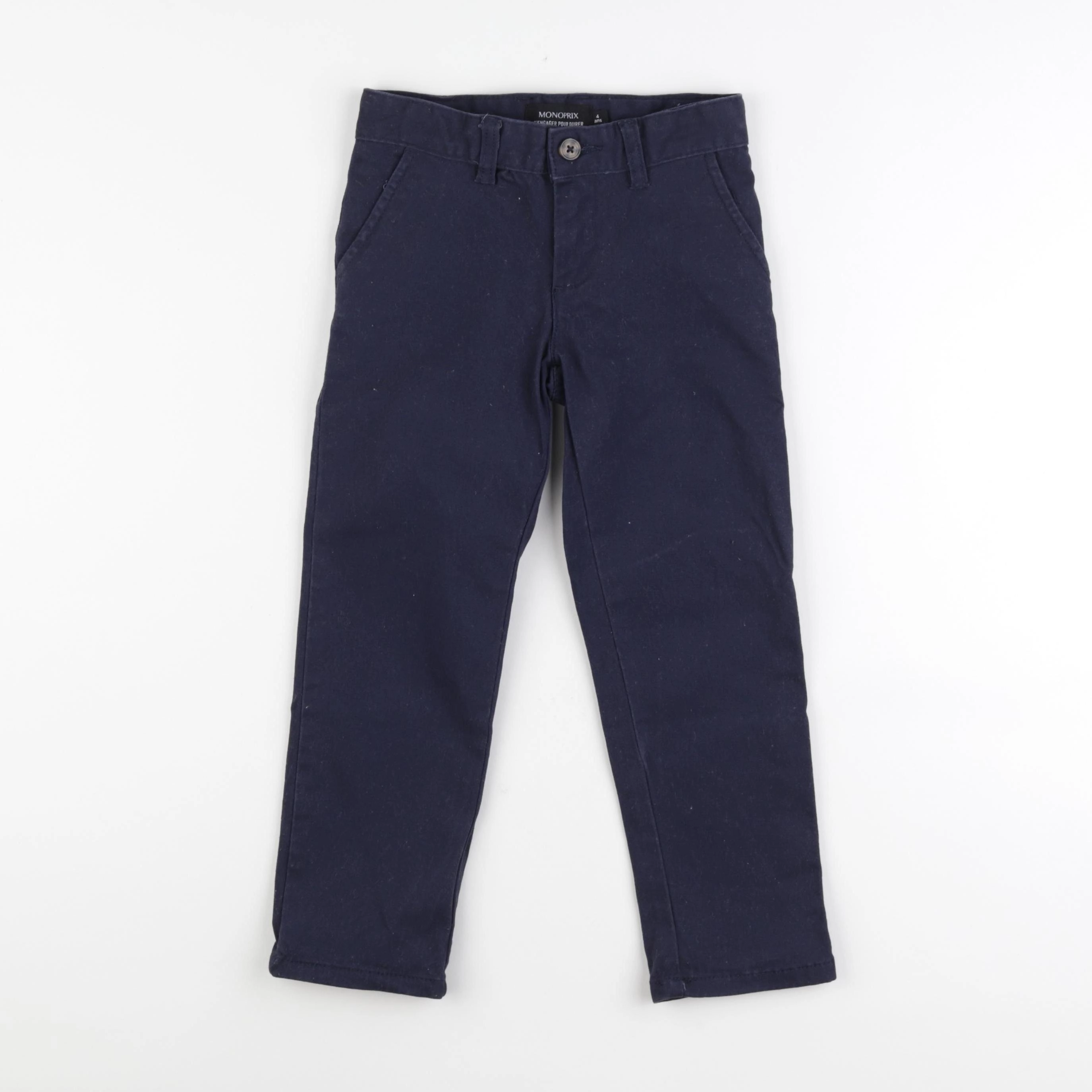 Monoprix - pantalon bleu - 4 ans
