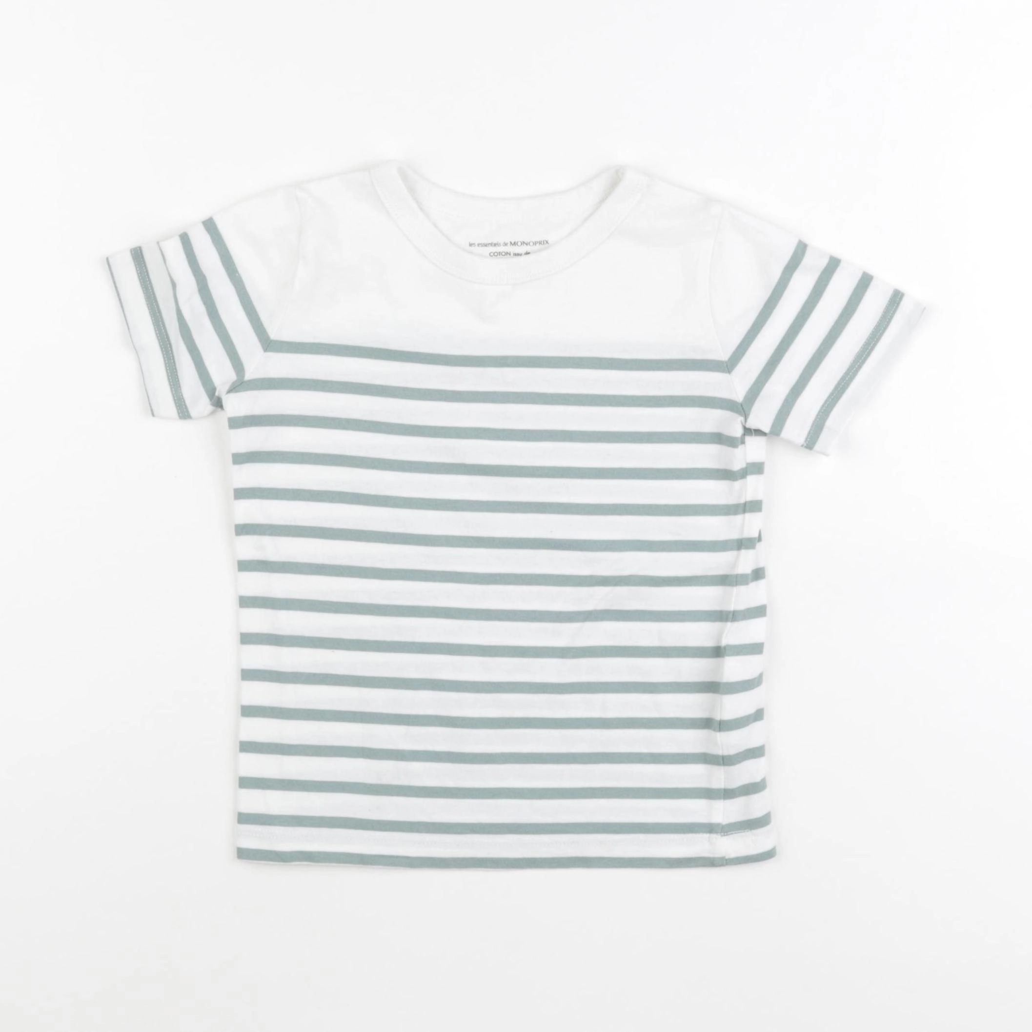 Monoprix - tee-shirt blanc - 4 ans