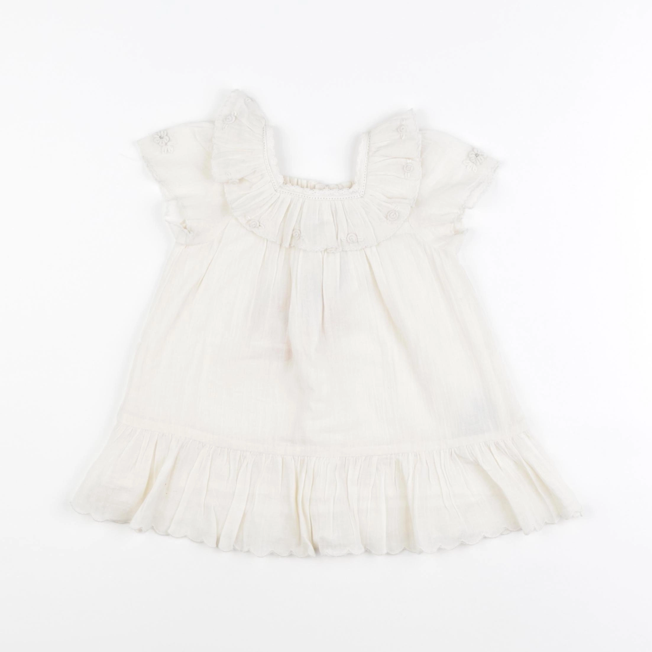 Emile et Ida - robe beige - 9 mois